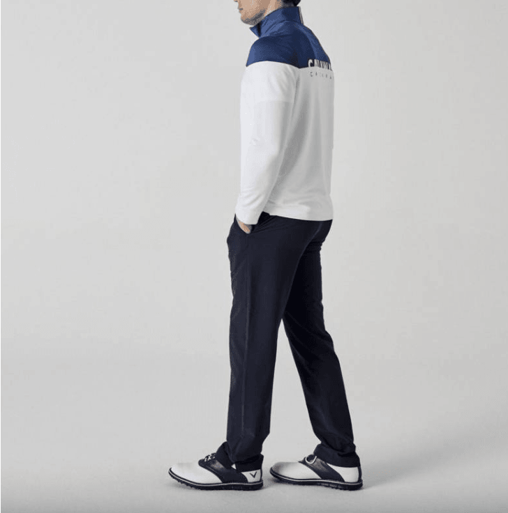 Callaway Sport LS Logo Block Yarım Fermuarlı Erkek Sweatshirt