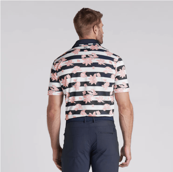 Puma Garden Pique Polo Çiçek Baskılı Erkek Golf Tshirt