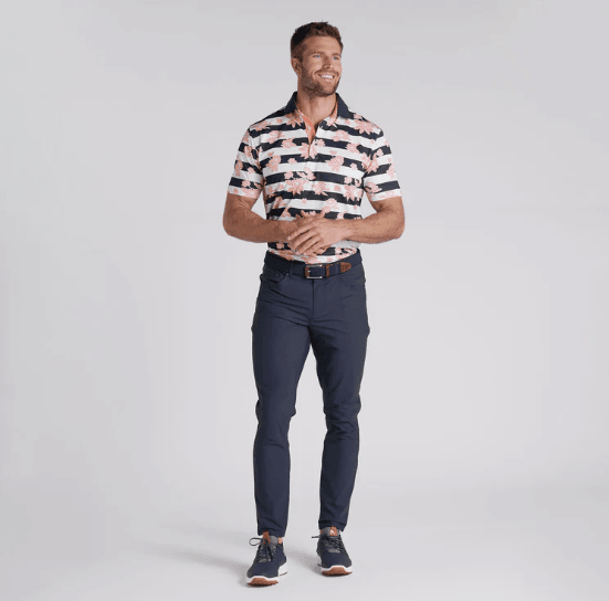 Puma Garden Pique Polo Çiçek Baskılı Erkek Golf Tshirt