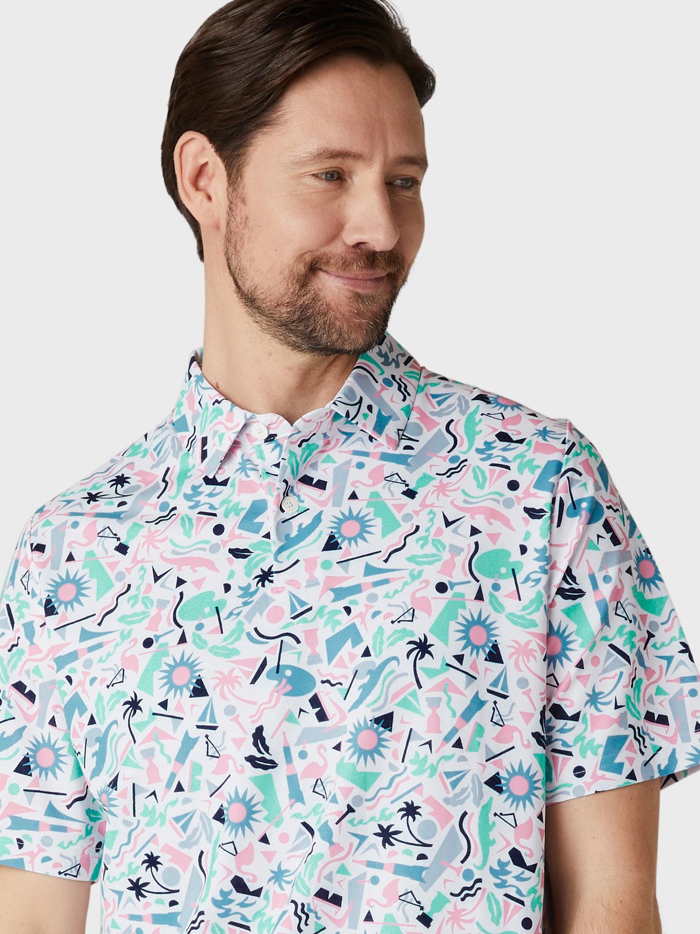 Callaway Emea SS Florida  Abstract Erkek Tshirt