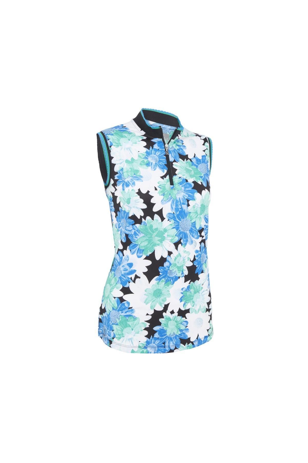 Callaway Sl Printed Floral Kadın Tshirt
