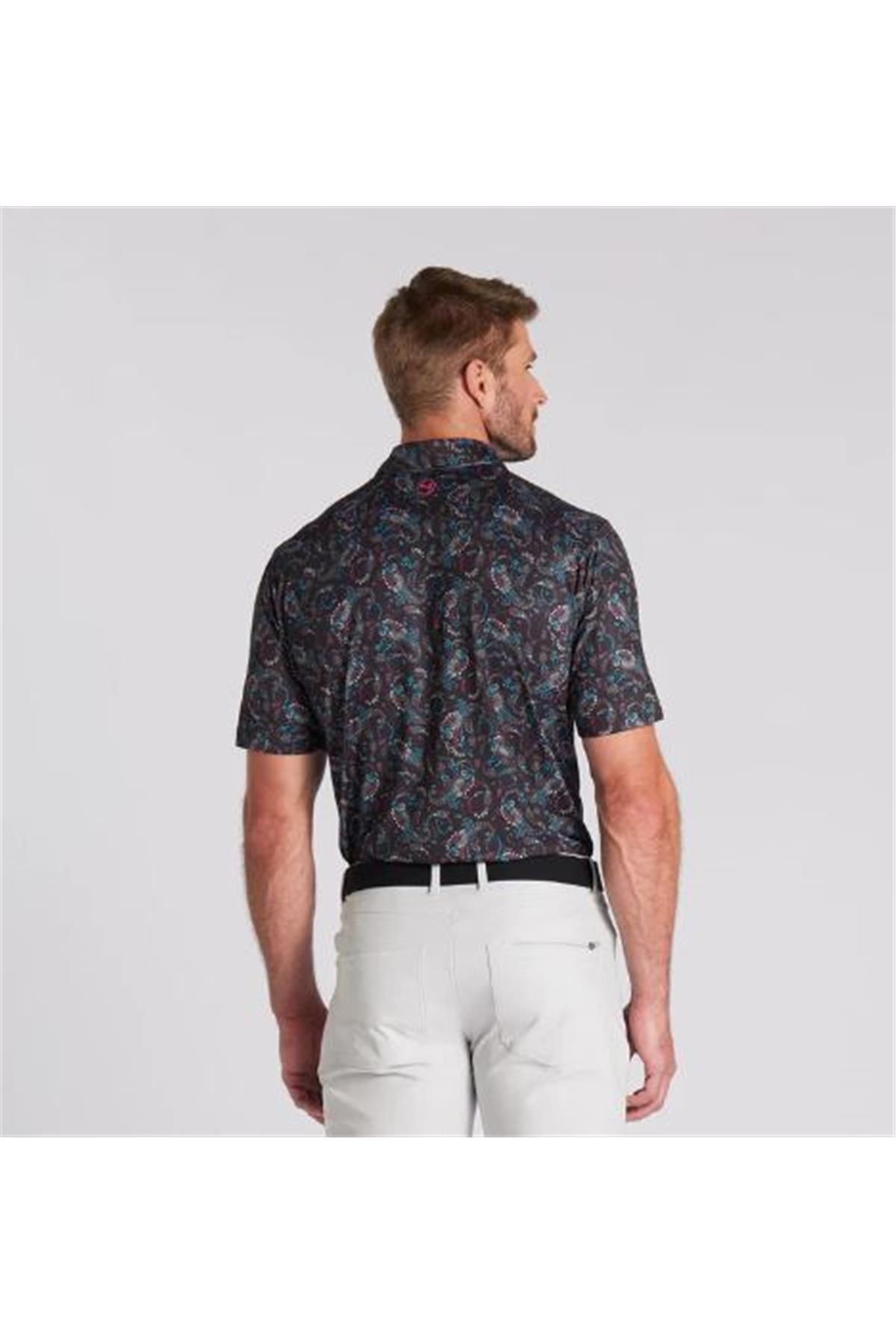 Puma Cloudspun Paisley Polo Erkek Golf Tshirt
