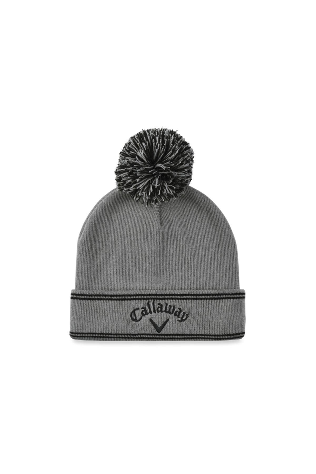 Callaway Unisex Klasik Ponponlu Gri Bere image