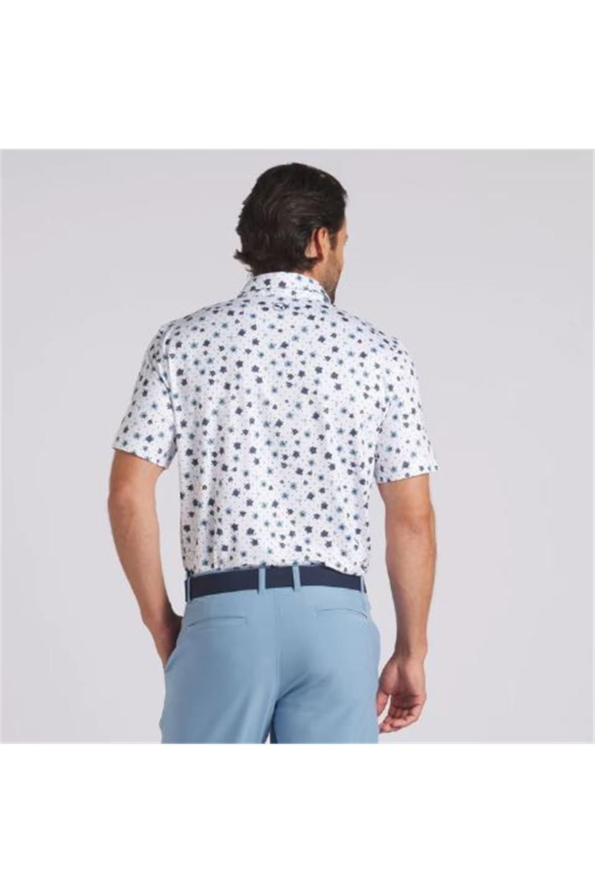Puma CLOUDSPUN Floral Polo Erkek Golf Tshirt