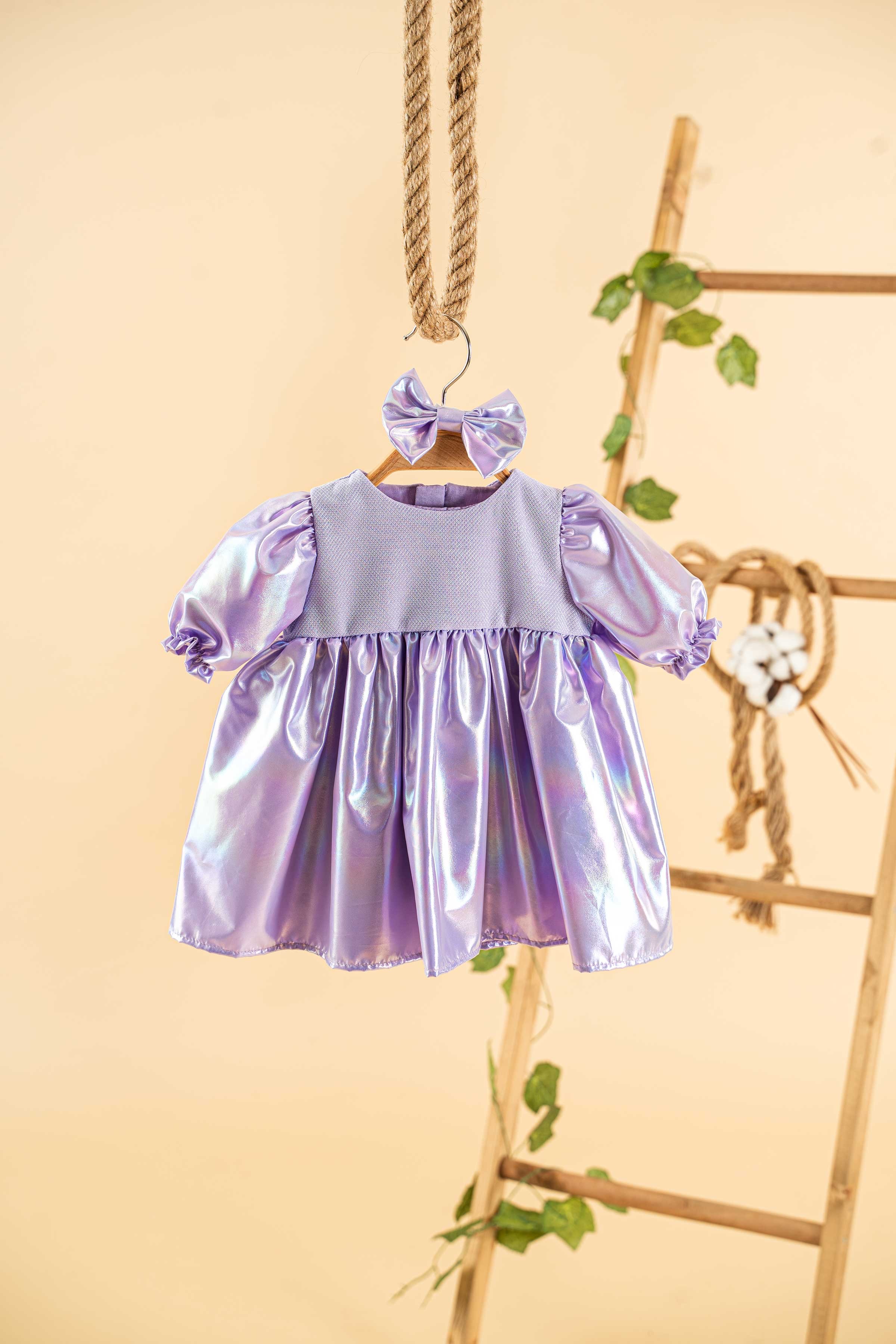 Luna Elbise (0-3,3-6,6-9,9-12,12-18 AY) (5’li FİYAT!!) - mor