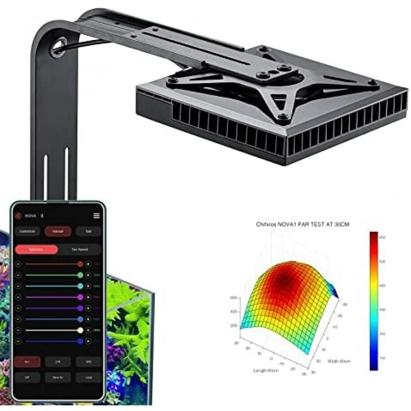 Chihiros Nova 1 Deniz Akvaryumu Armatürü / 126watt + Askı Aparatı