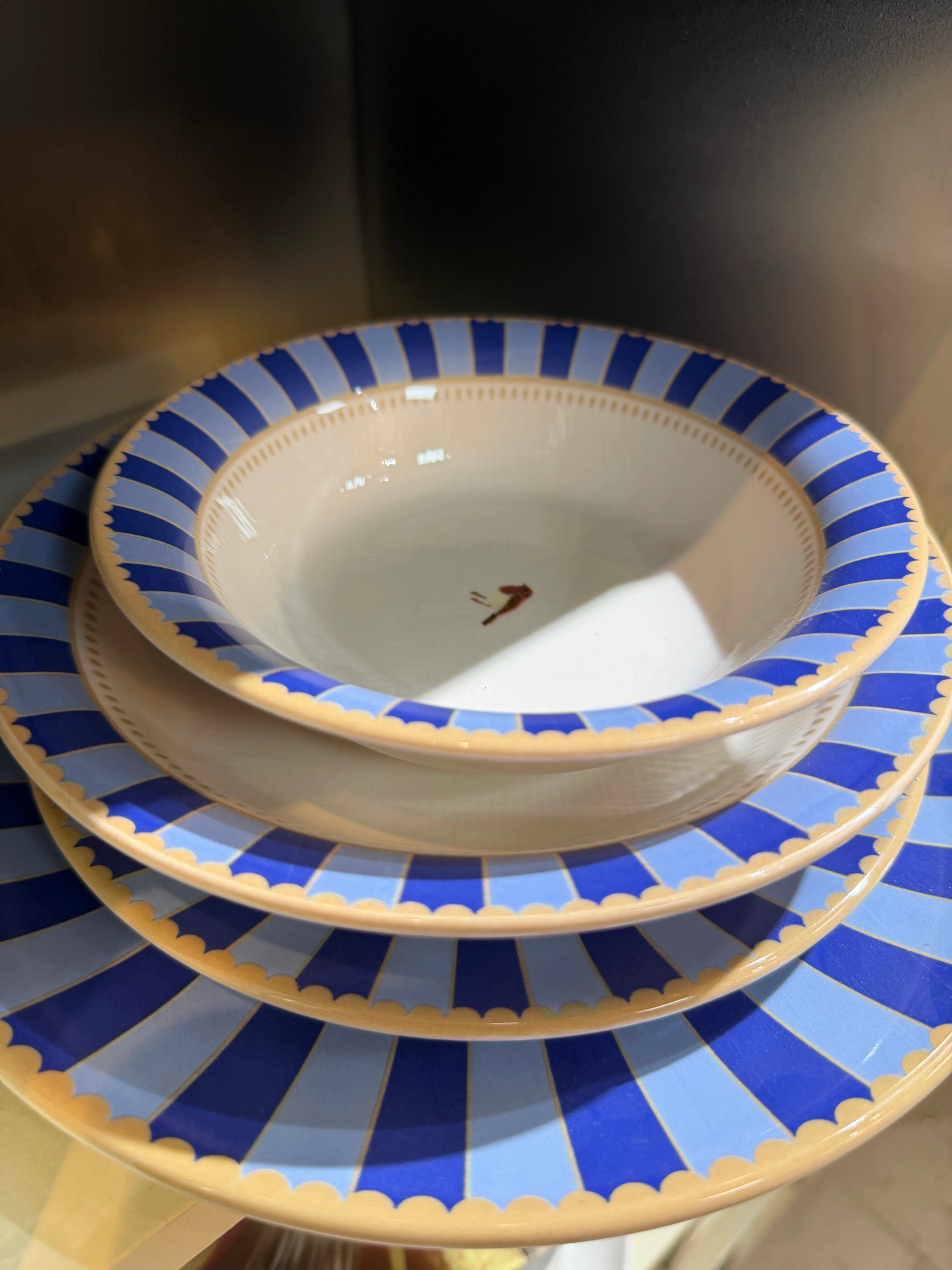 GÜNLÜK YEMEK TAKIMI 24 PARÇA / MAVİ KUŞ 