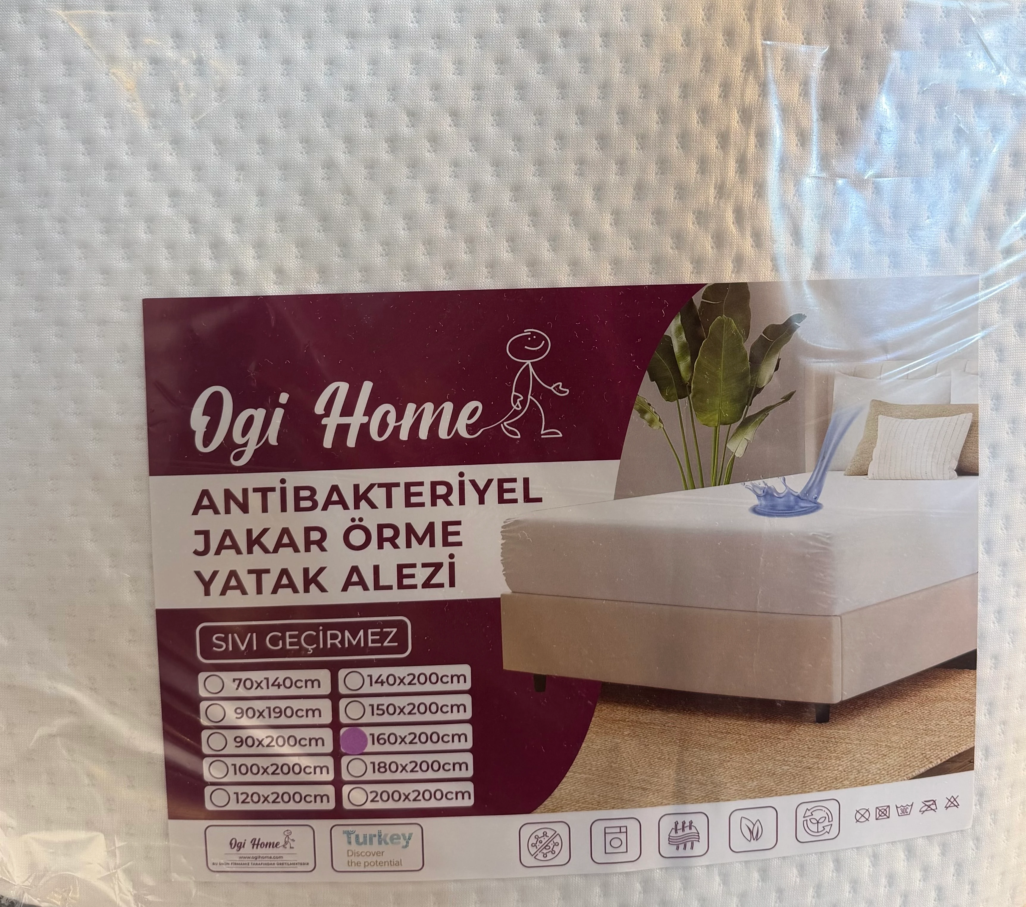 YATAK ALEZİ %100 SIVI GEÇİRMEZ - ANTİBAKTERİYEL - JAKAR ÖRME PREMİUM 