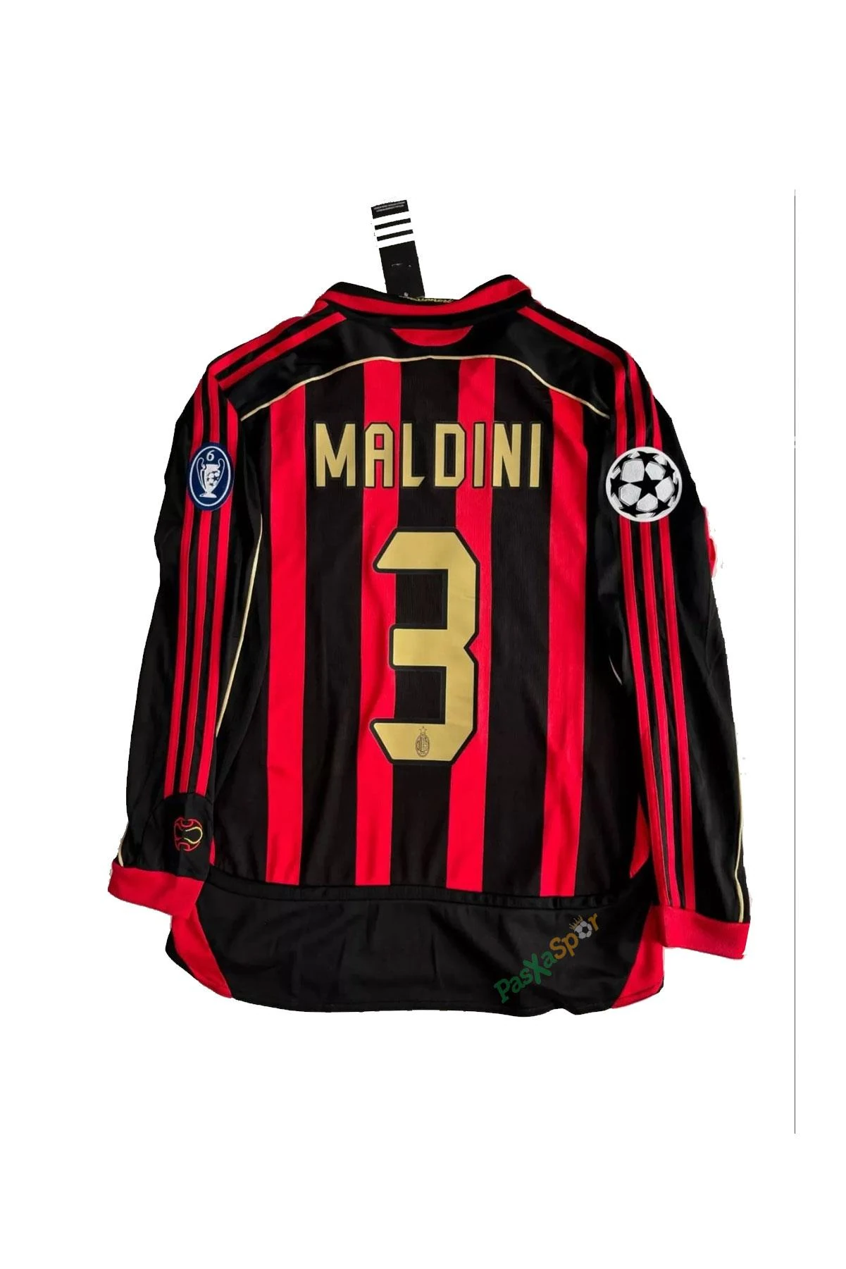 Ac Milan 2007 Şampiyonlar Ligi Maldini Uzun Kol Maç Forması