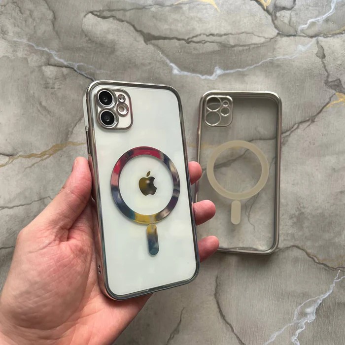 Kamera Korumalı MagSafe Kılıf Silver