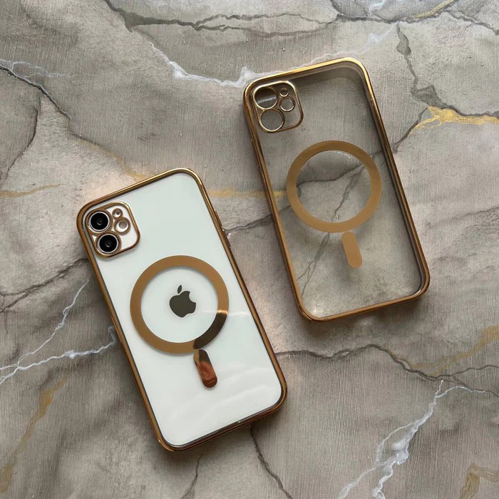 Kamera Korumalı MagSafe Kılıf Gold