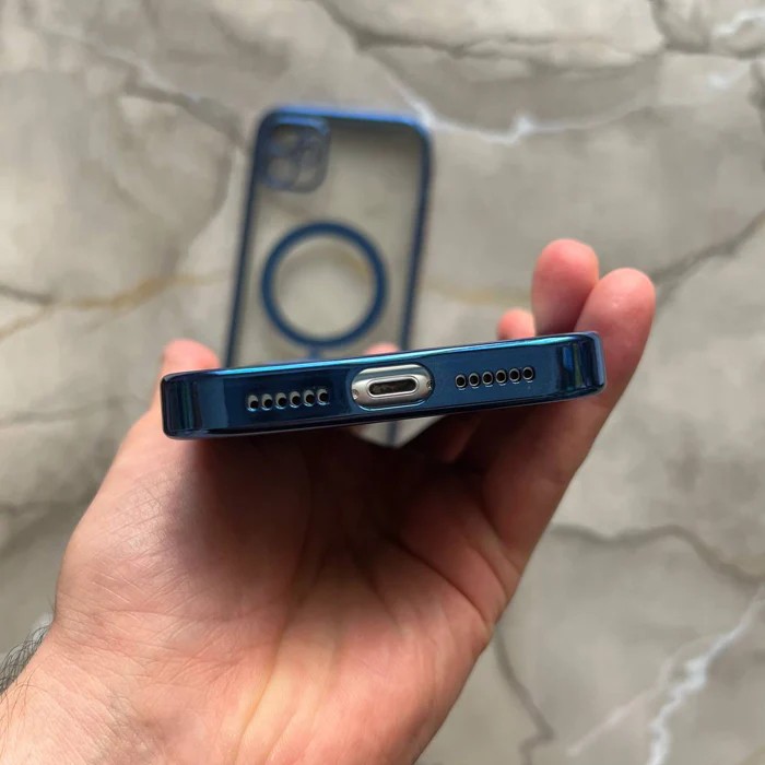 Kamera Korumalı MagSafe Kılıf Blue
