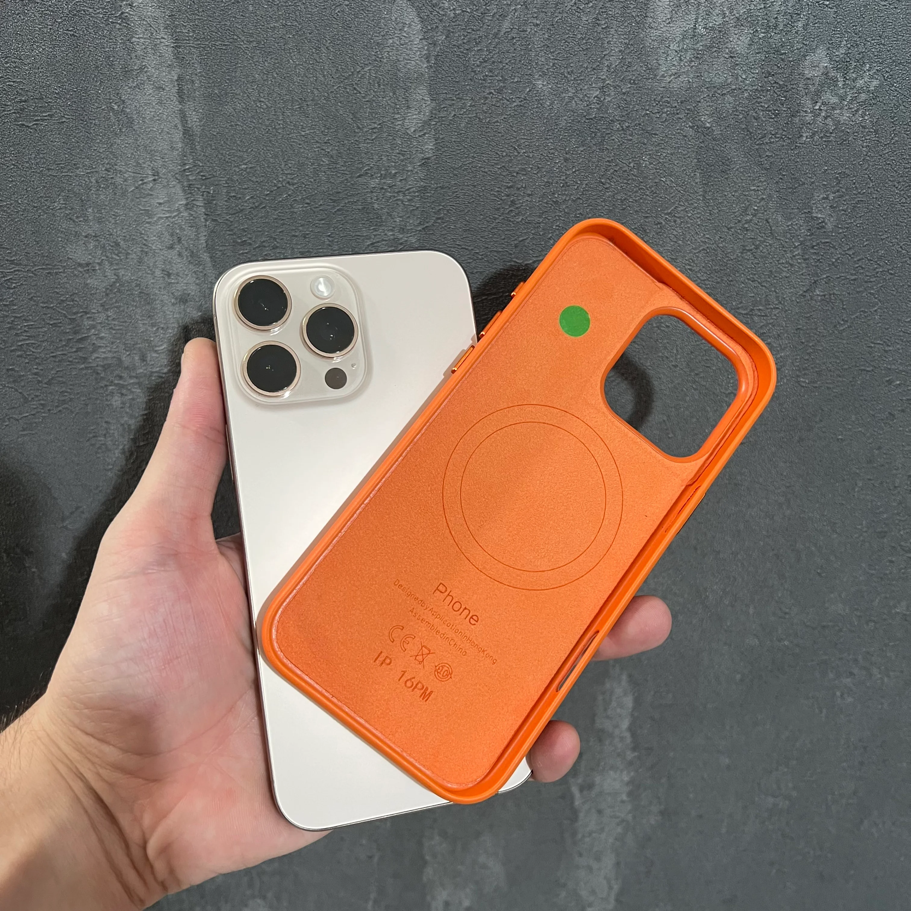 DERİ MAGSAFE LANSMAN TURUNCU