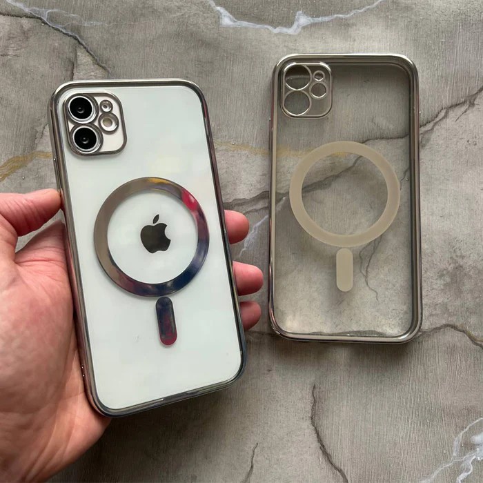 Kamera Korumalı MagSafe Kılıf Silver