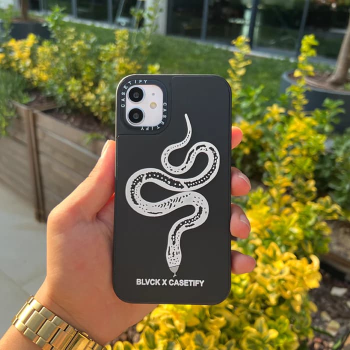 SNAKE Kabartmalı Telefon Kılıfı