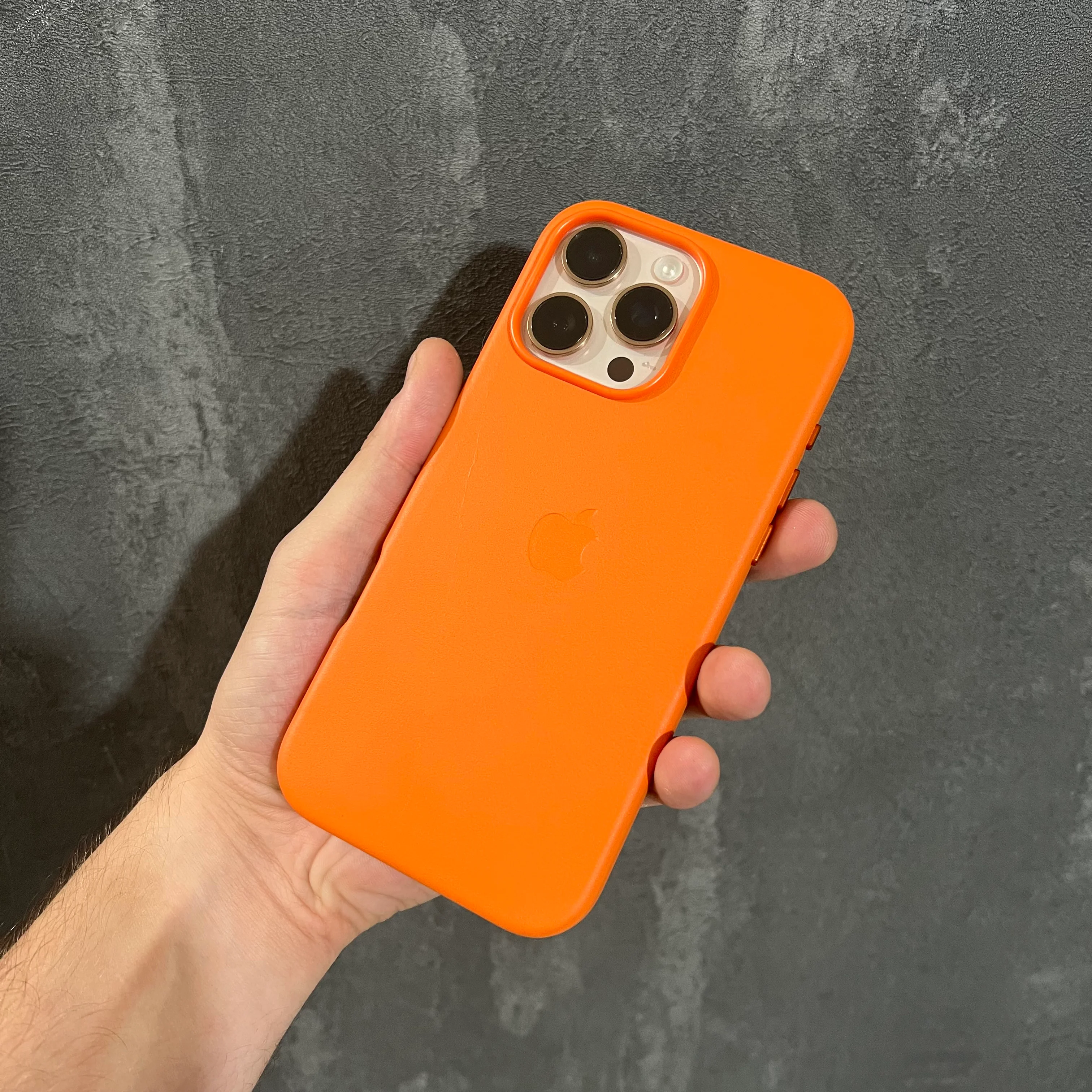 DERİ MAGSAFE LANSMAN TURUNCU