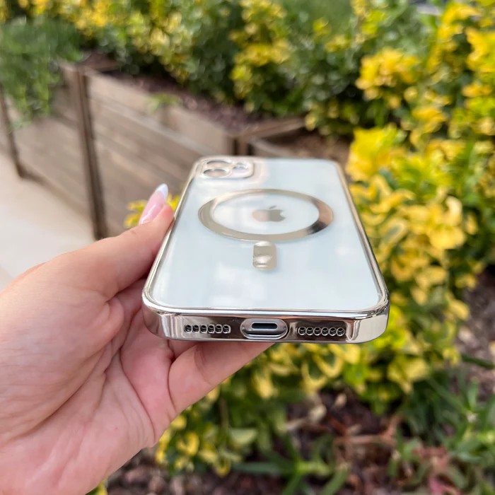 Kamera Korumalı MagSafe Kılıf Silver