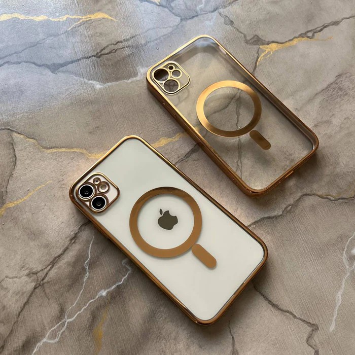 Kamera Korumalı MagSafe Kılıf Gold