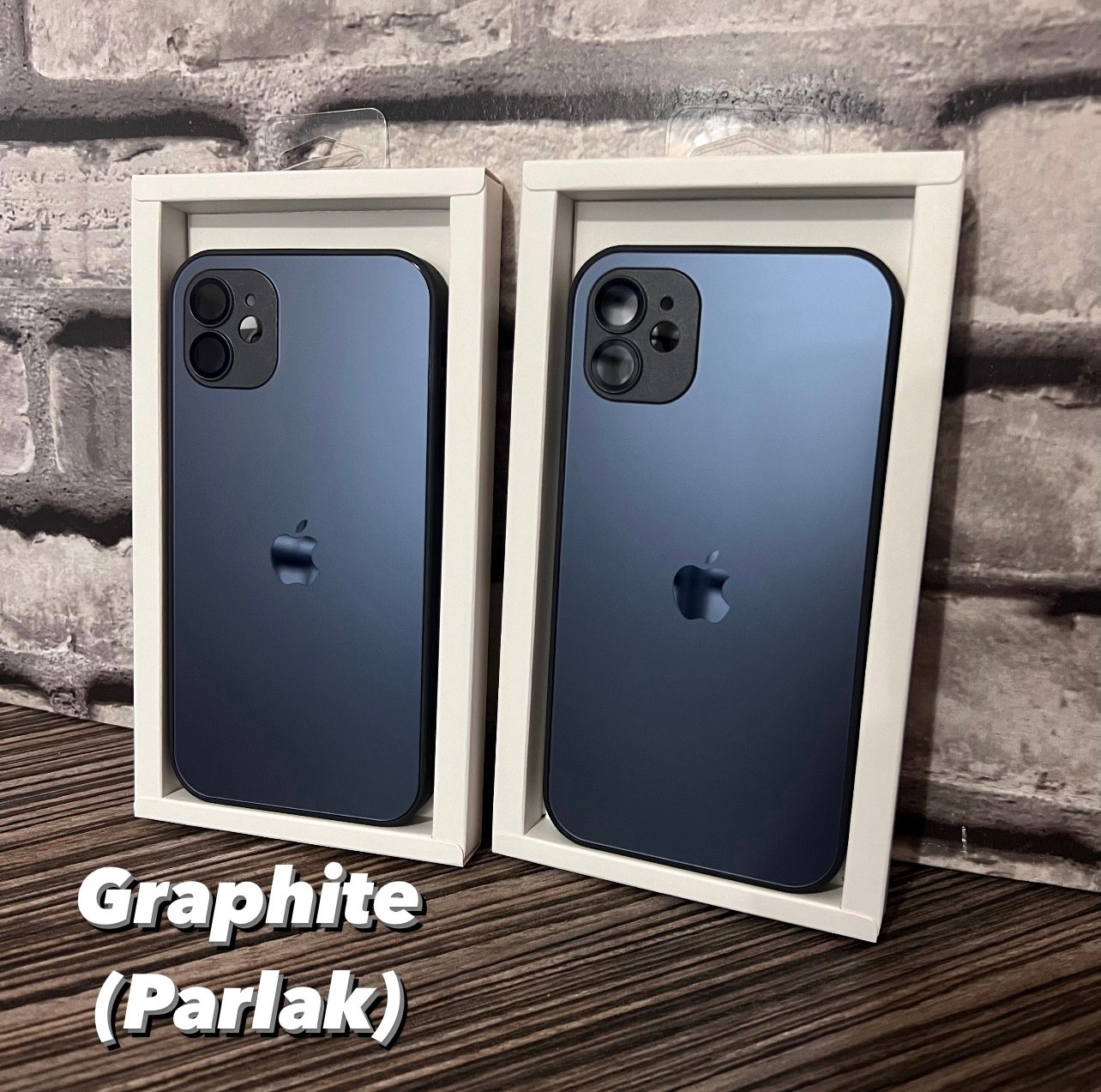 AG-GLASS Lens Korumalı Magsafe Kılıf GRAPHITE BLACK