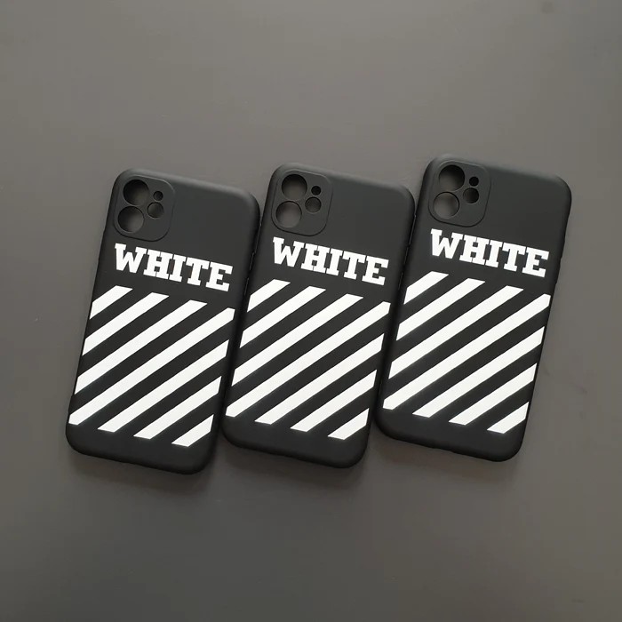 SİYAH OFF-White Baskılı Telefon Kılıfı