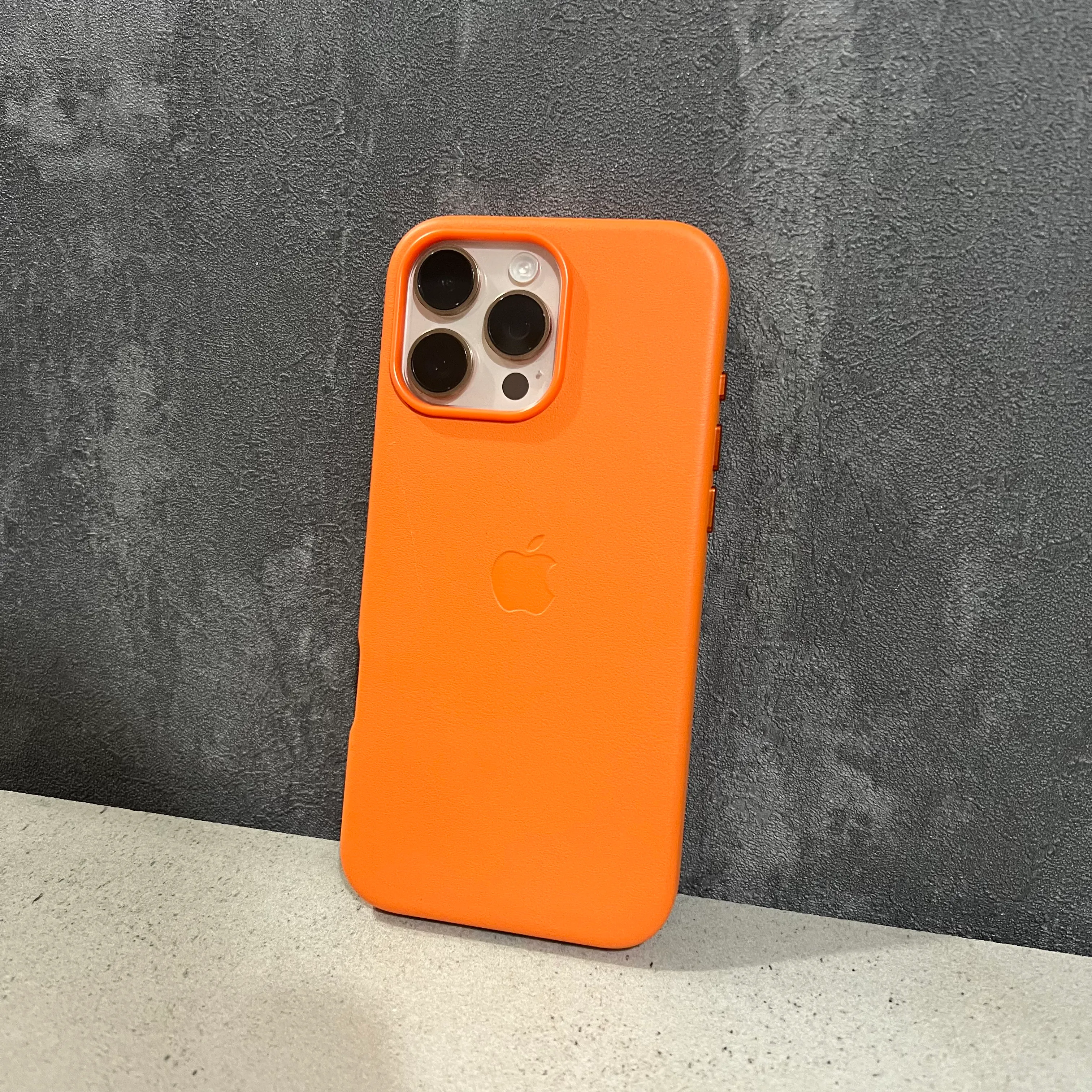 DERİ MAGSAFE LANSMAN TURUNCU