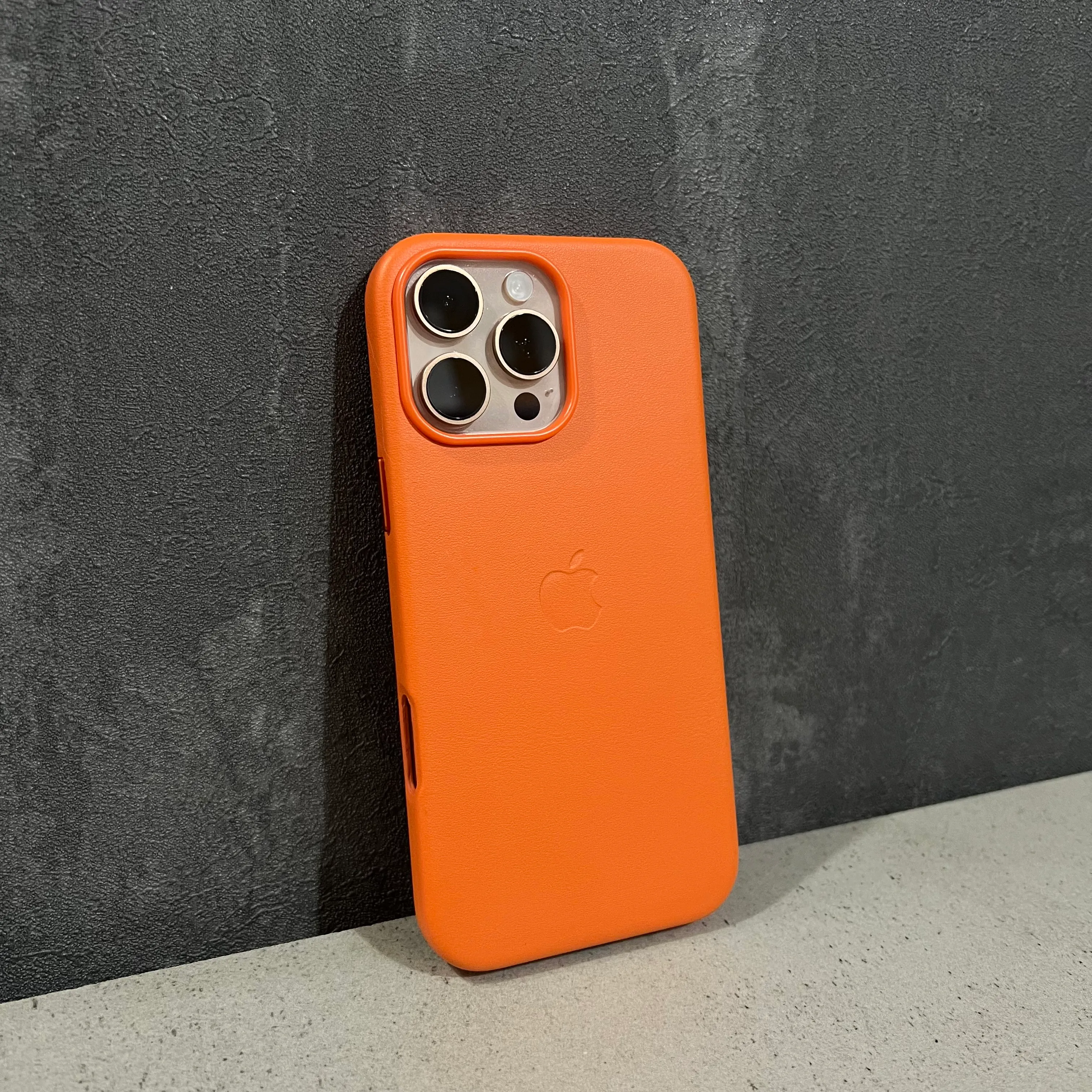 DERİ MAGSAFE LANSMAN TURUNCU