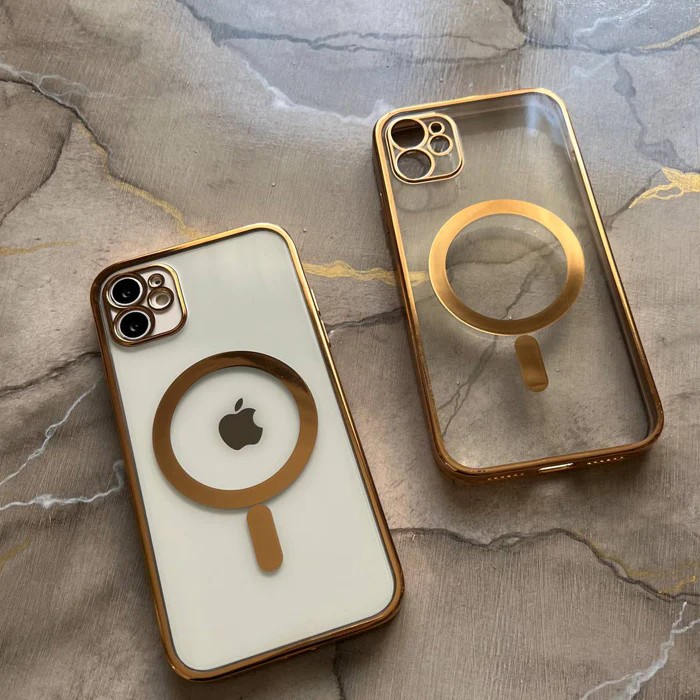 Kamera Korumalı MagSafe Kılıf Gold