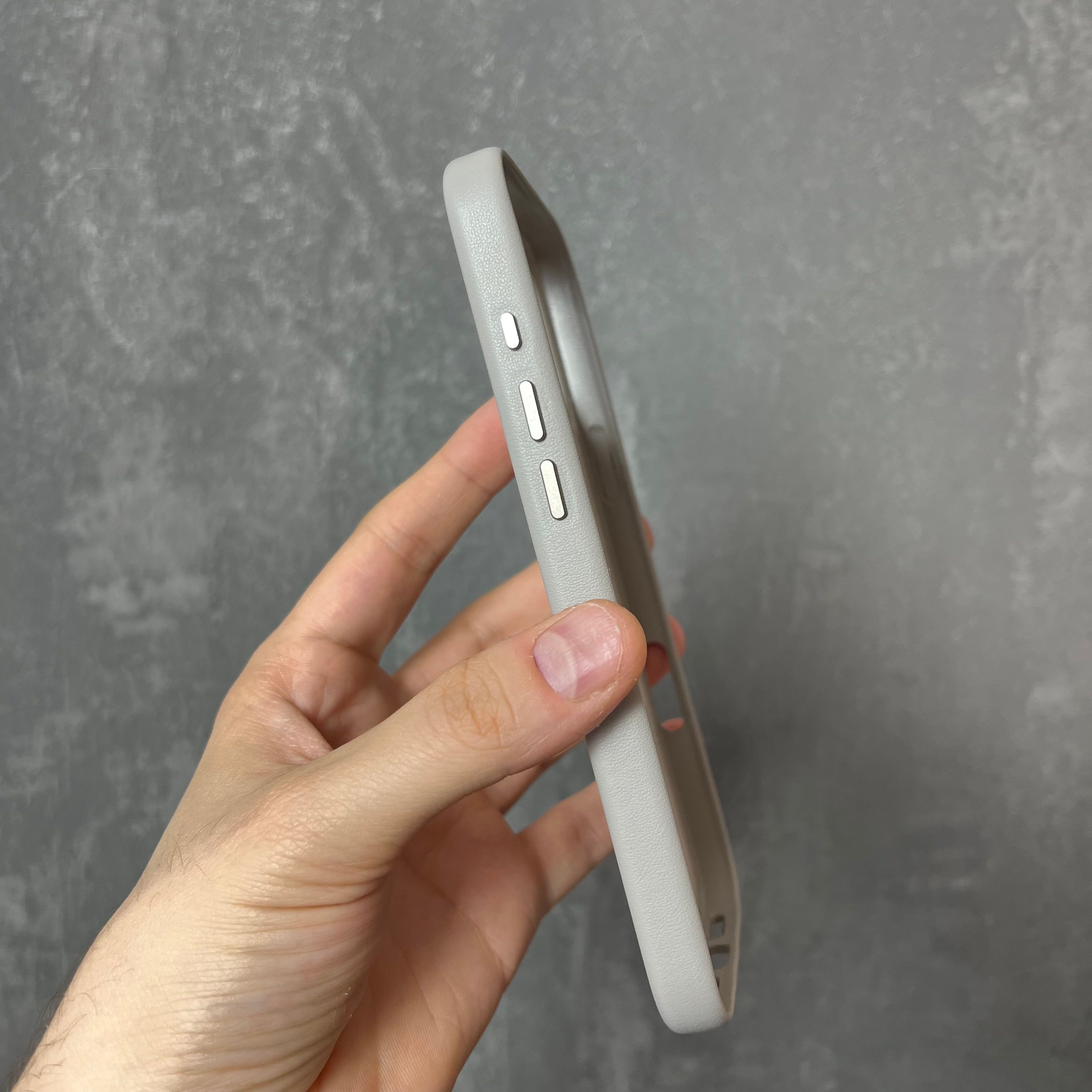 DERİ LANSMAN MAGSAFE GRİ