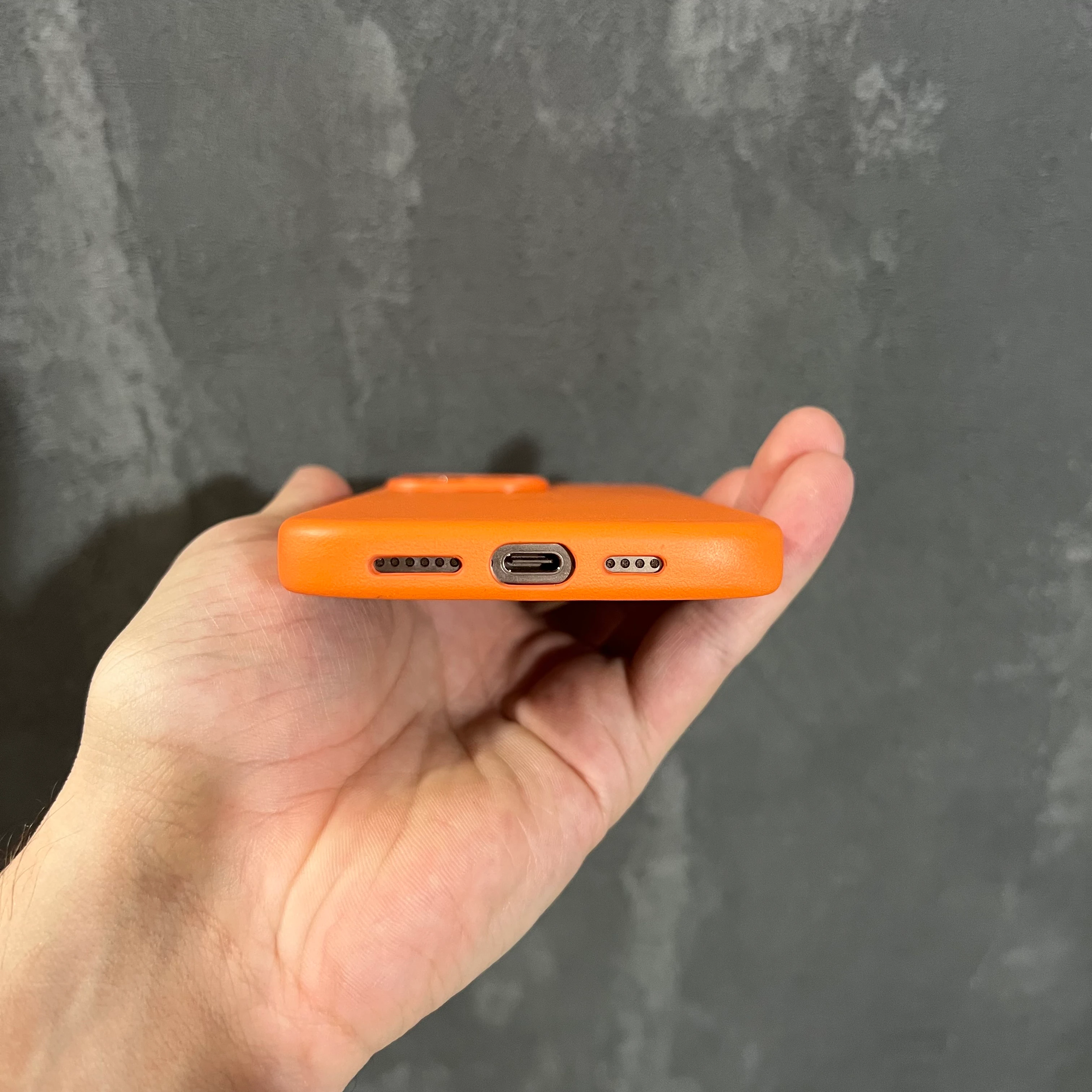 DERİ MAGSAFE LANSMAN TURUNCU