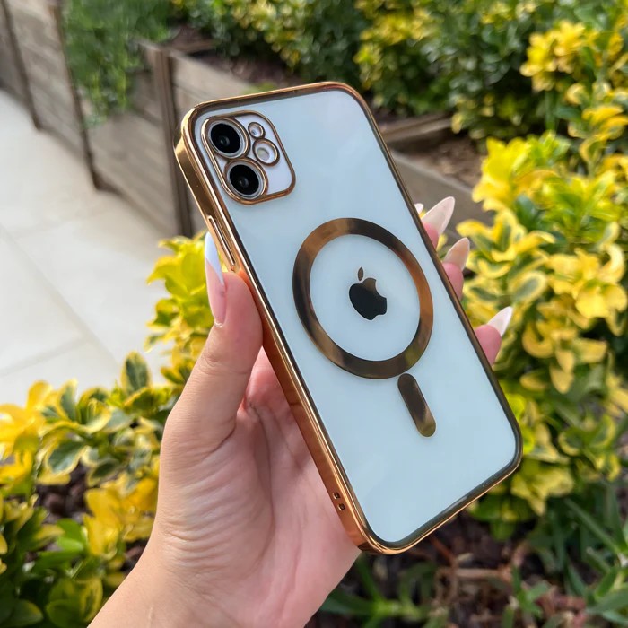 Kamera Korumalı MagSafe Kılıf Gold