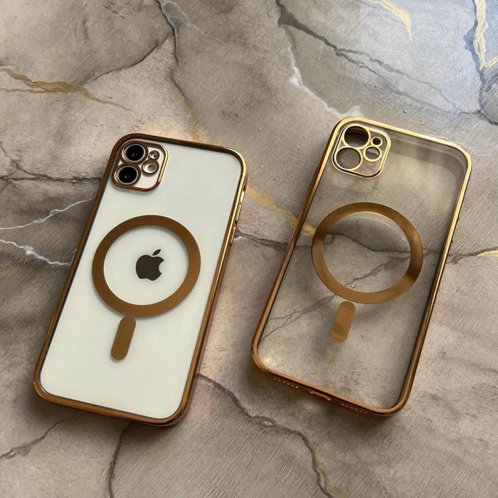 Kamera Korumalı MagSafe Kılıf Gold