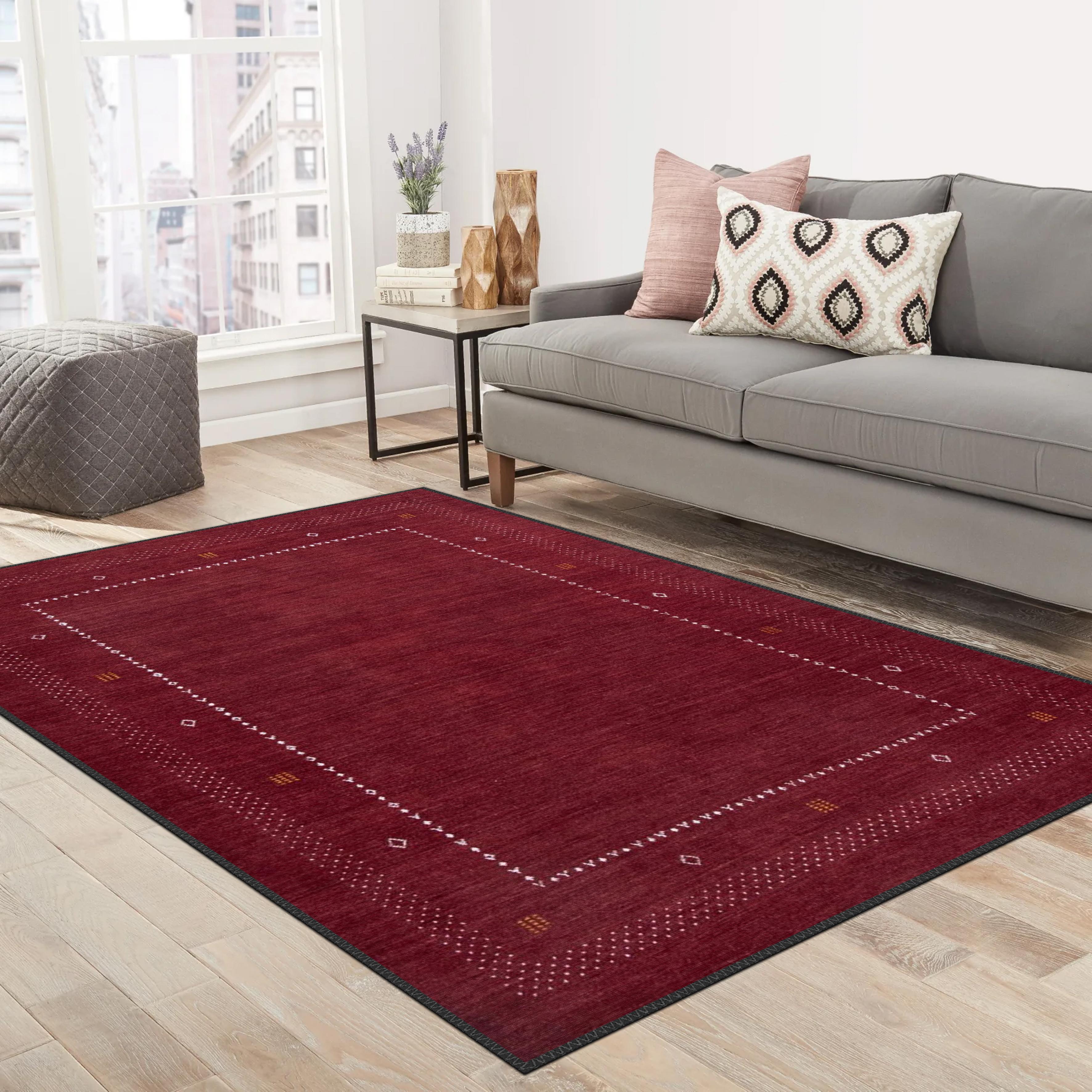 Elegance Crimson Desenli Modern Halı