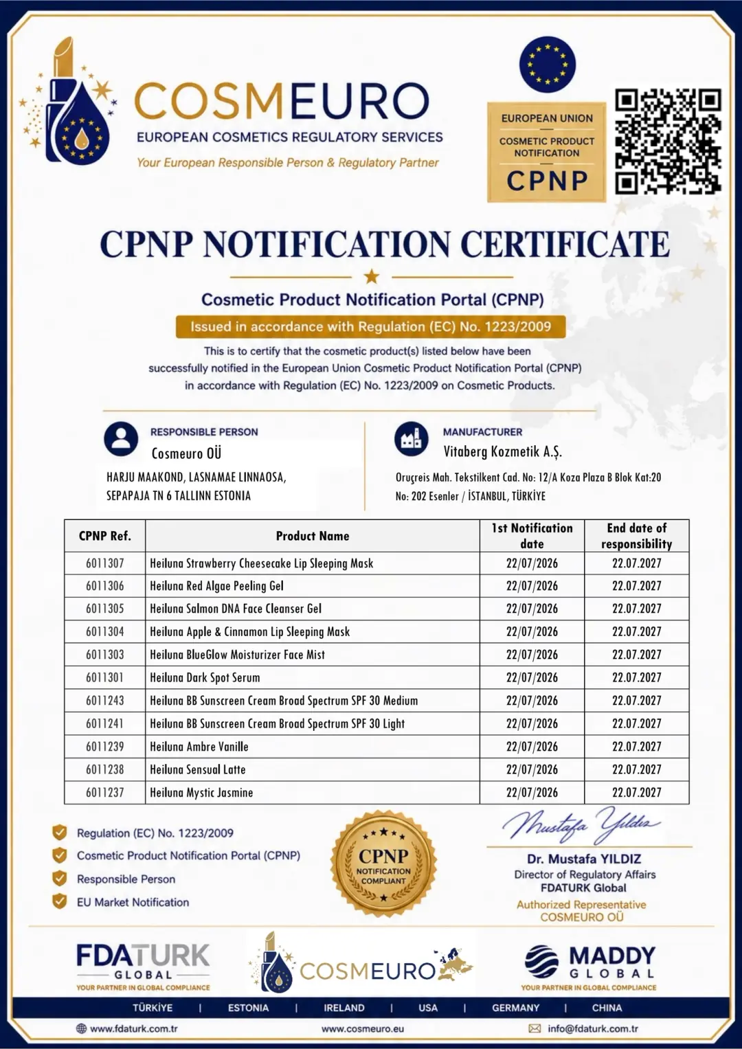ISO 9001:2015 belgesi