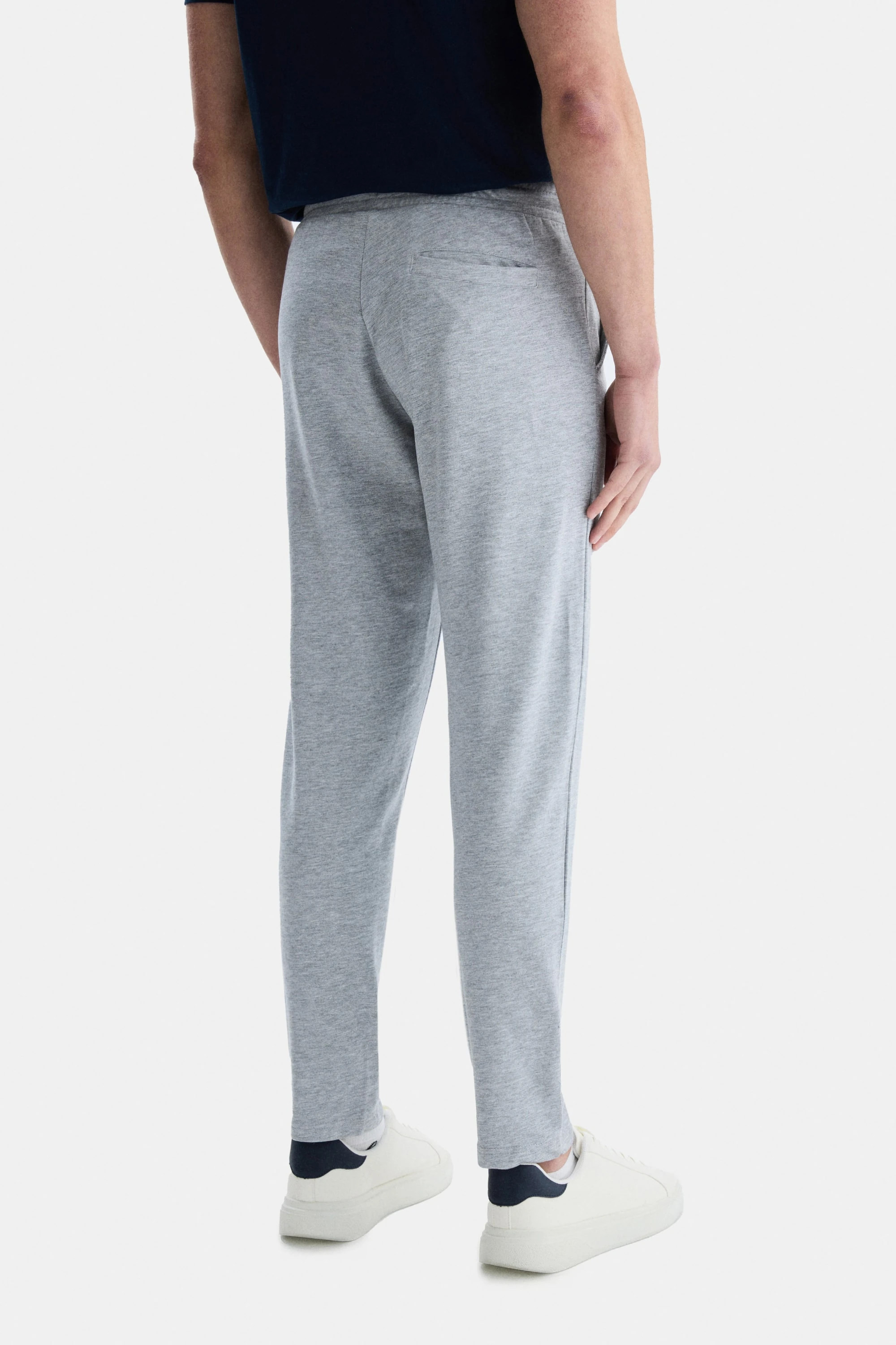 CONNOR Gri Nakışlı Standard Fit Erkek Eşofman Altı