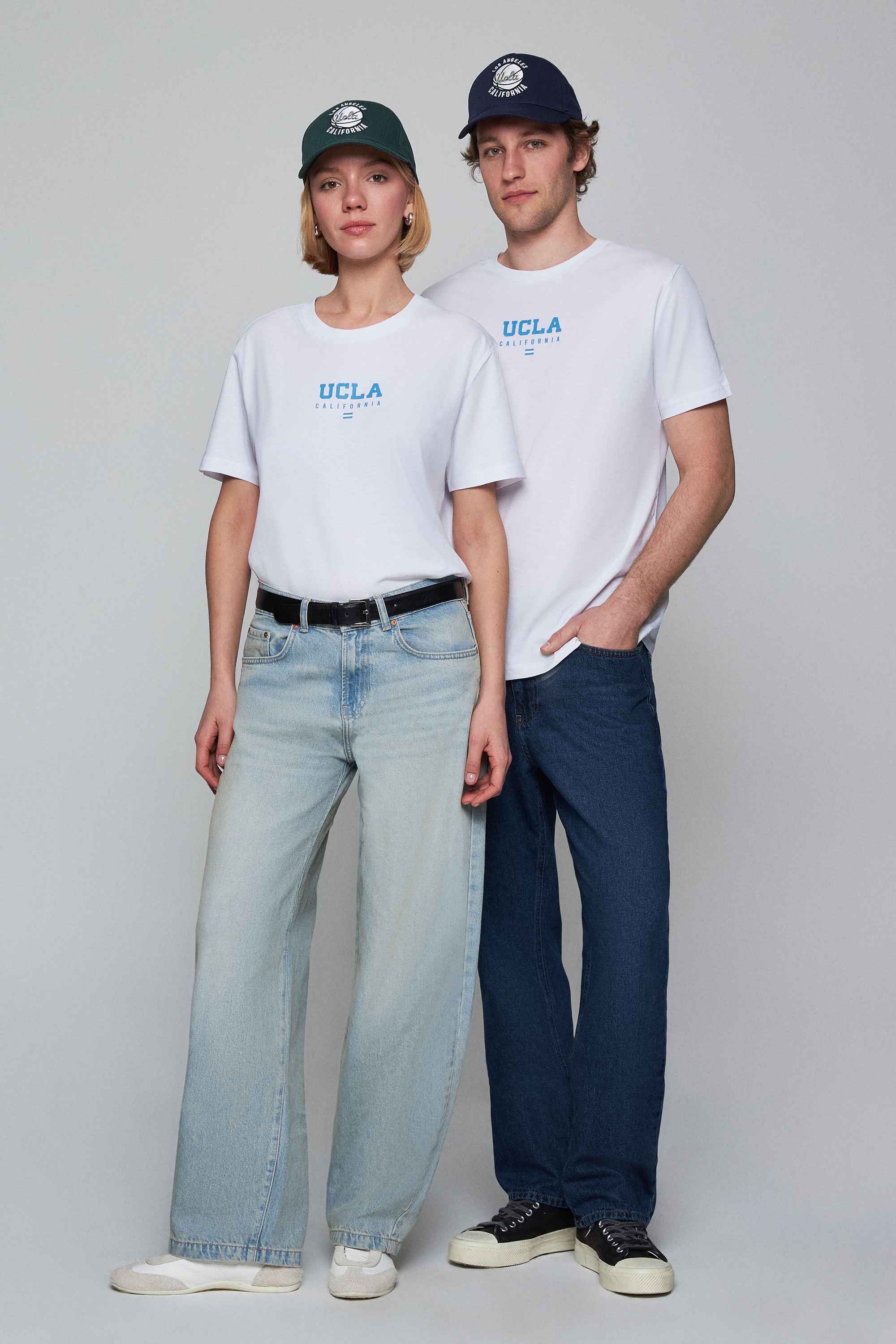 SHERMAN Beyaz Bisiklet Yaka Baskılı Standard Fit Erkek Tshirt