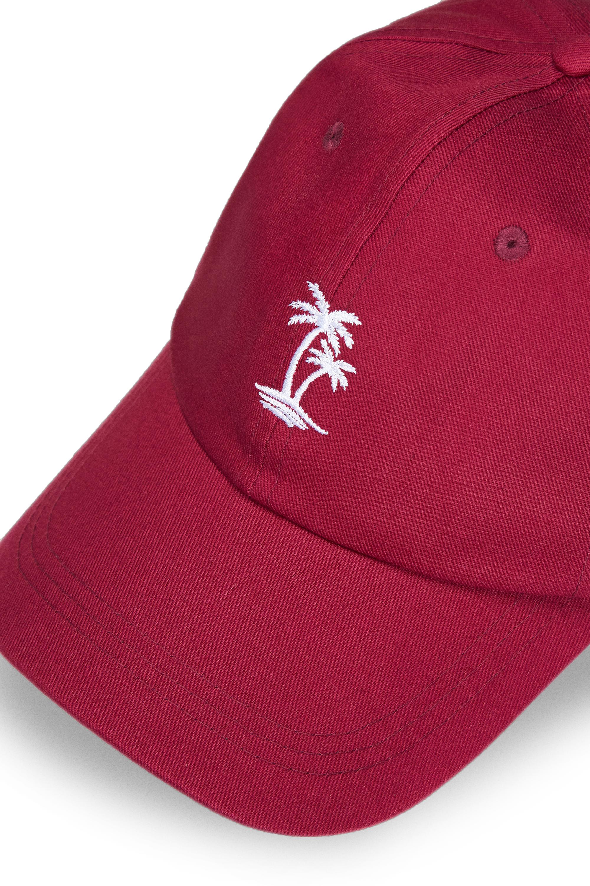 ANISTON Bordo Baseball Cap Nakışlı - Unisex Şapka