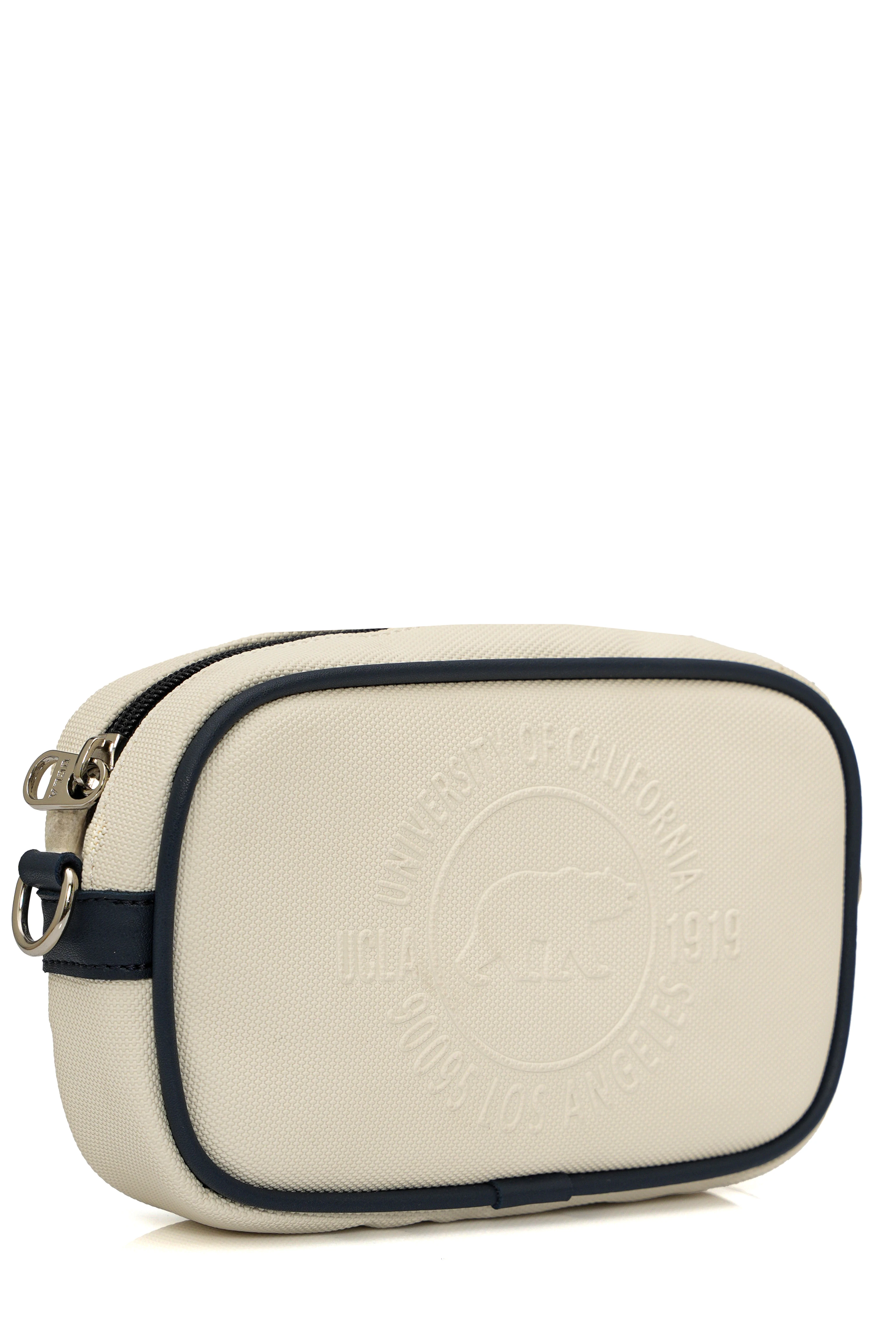 JAZZY Beyaz Suni Deri Çapraz Çanta - Kadın Çanta