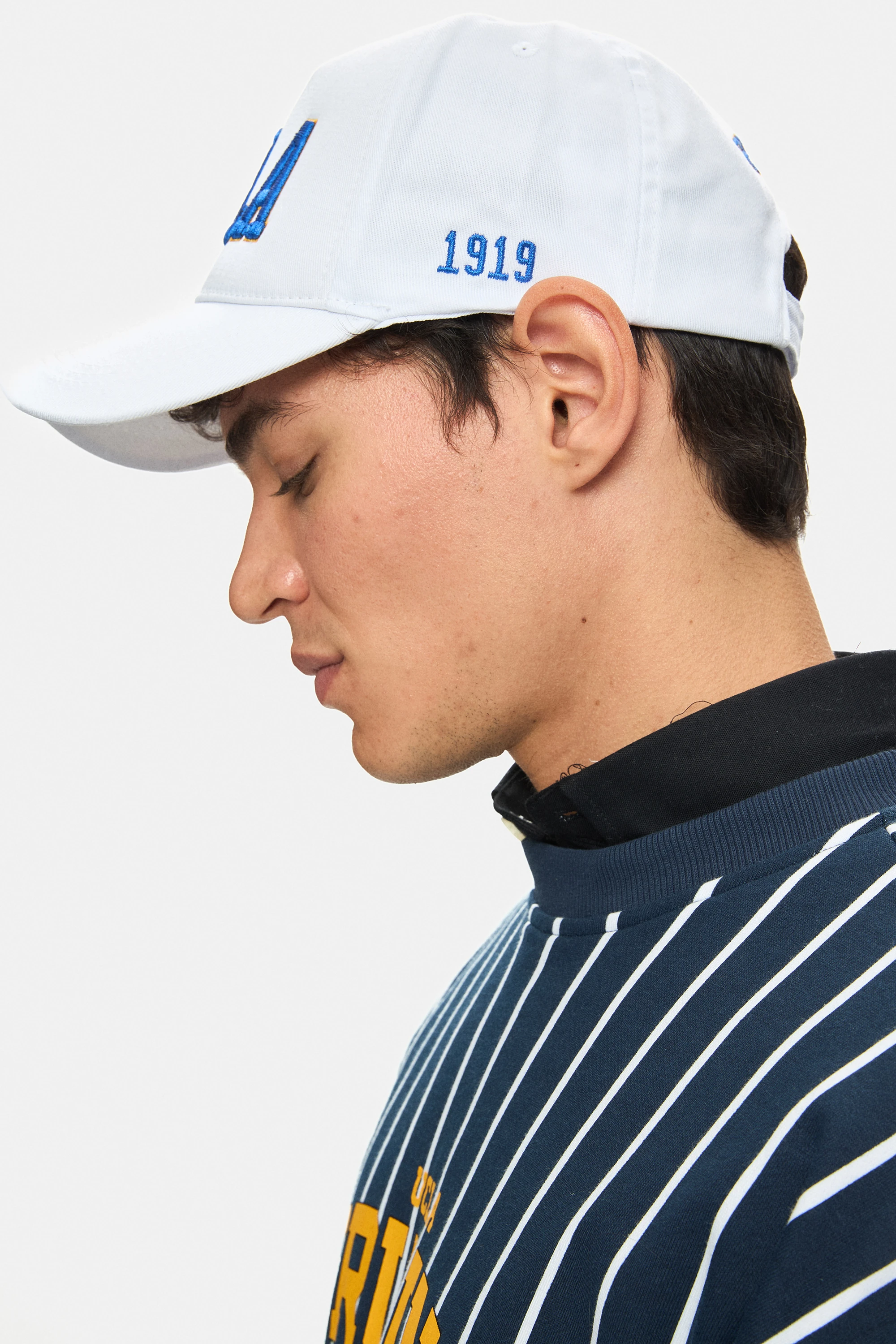 RANCH Beyaz Baseball Cap Nakışlı Unisex Şapka