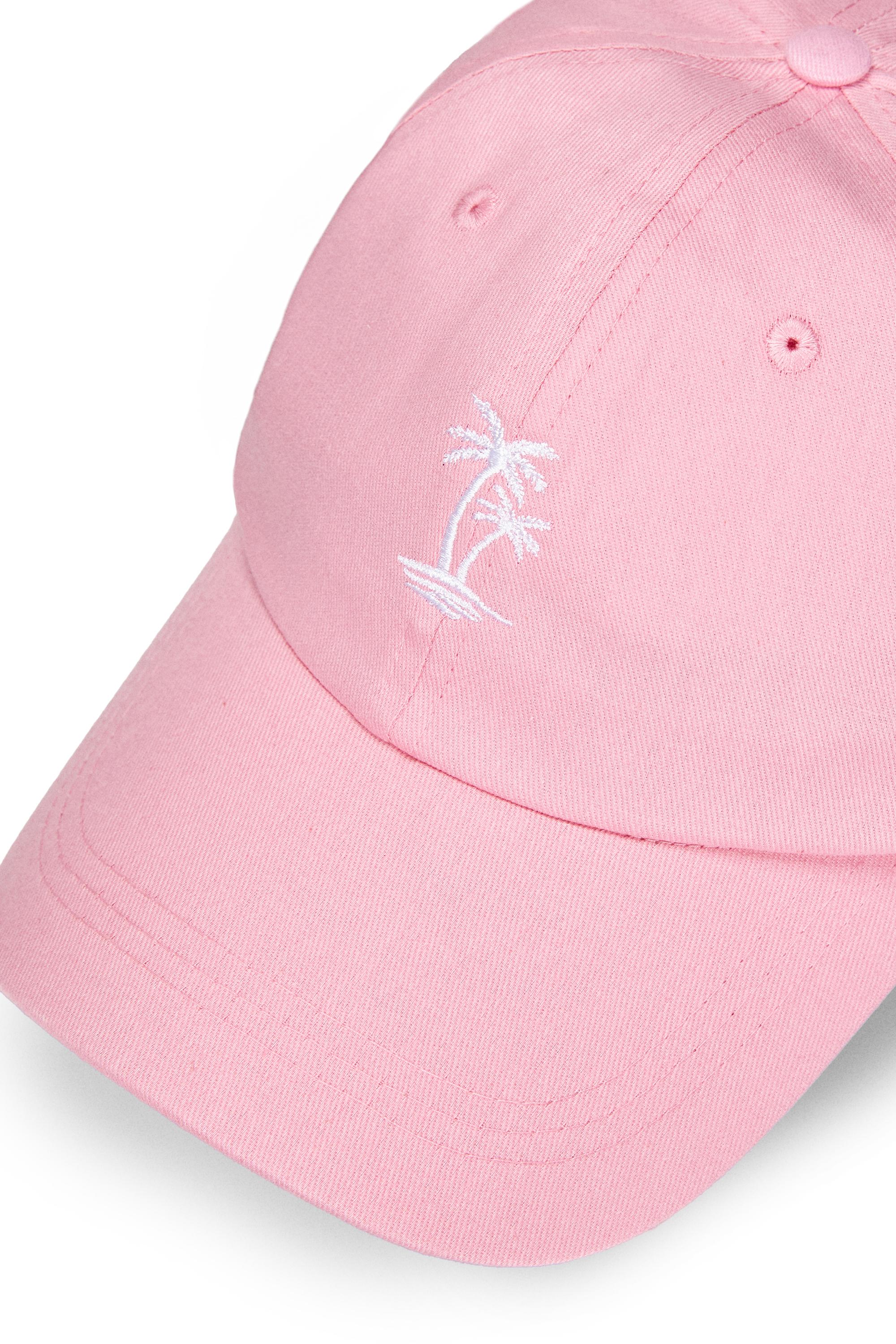 ANISTON Pembe Baseball Cap Nakışlı - Unisex Şapka