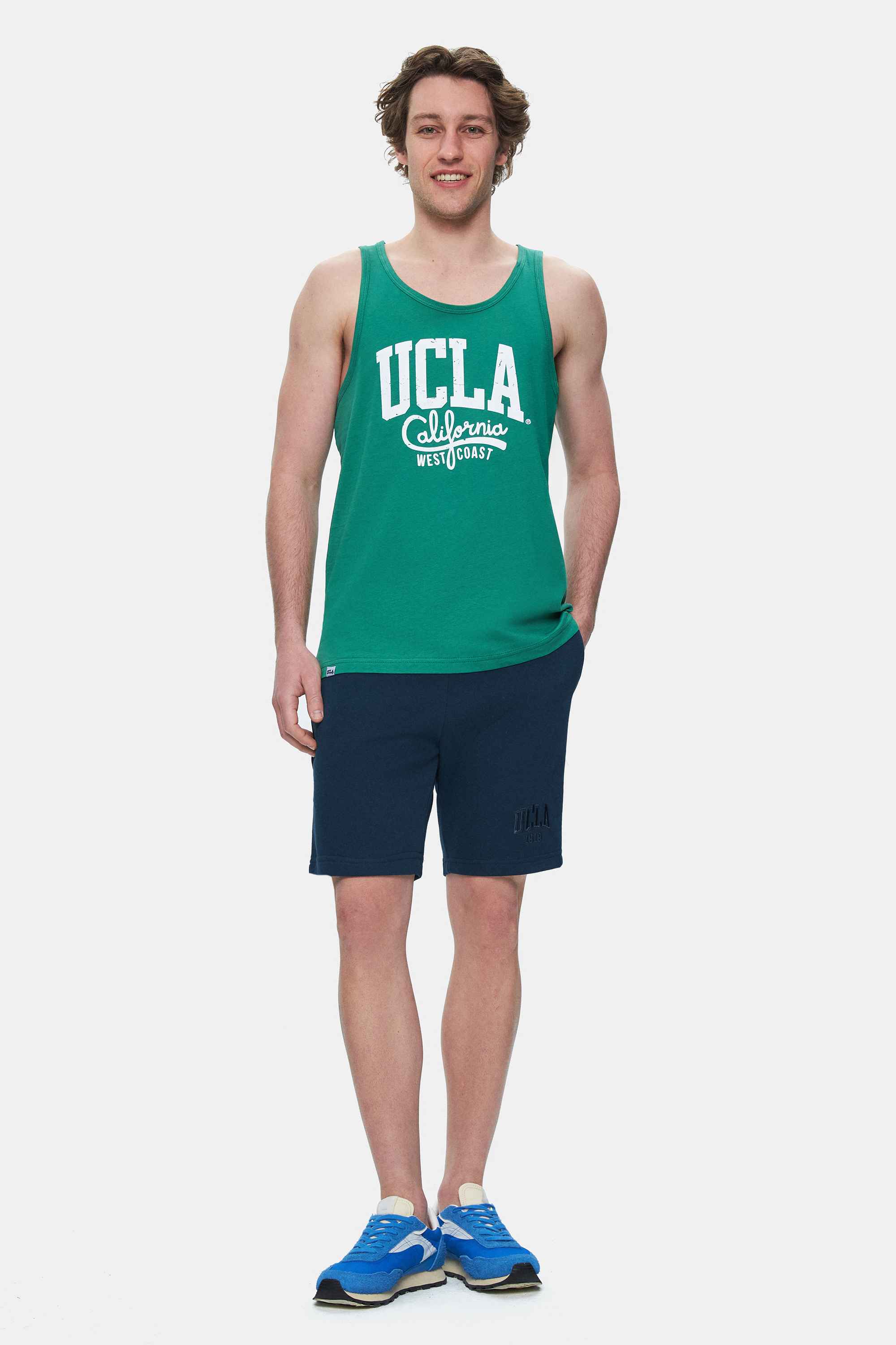 PEBBLE Yeşil Sıfır Kol Baskılı Oversize Erkek Tshirt