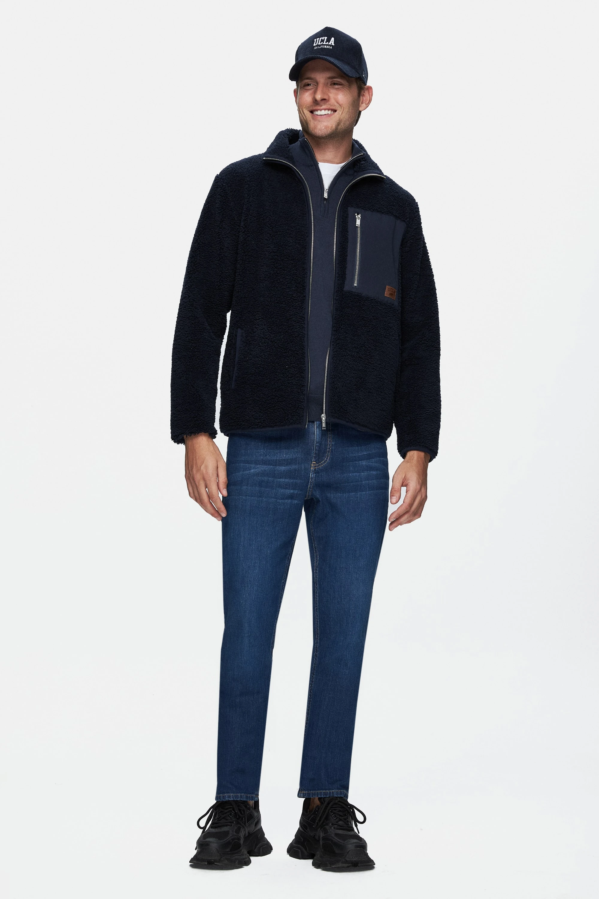 SINEAD Lacivert Polar Standard Fit Erkek Ceket