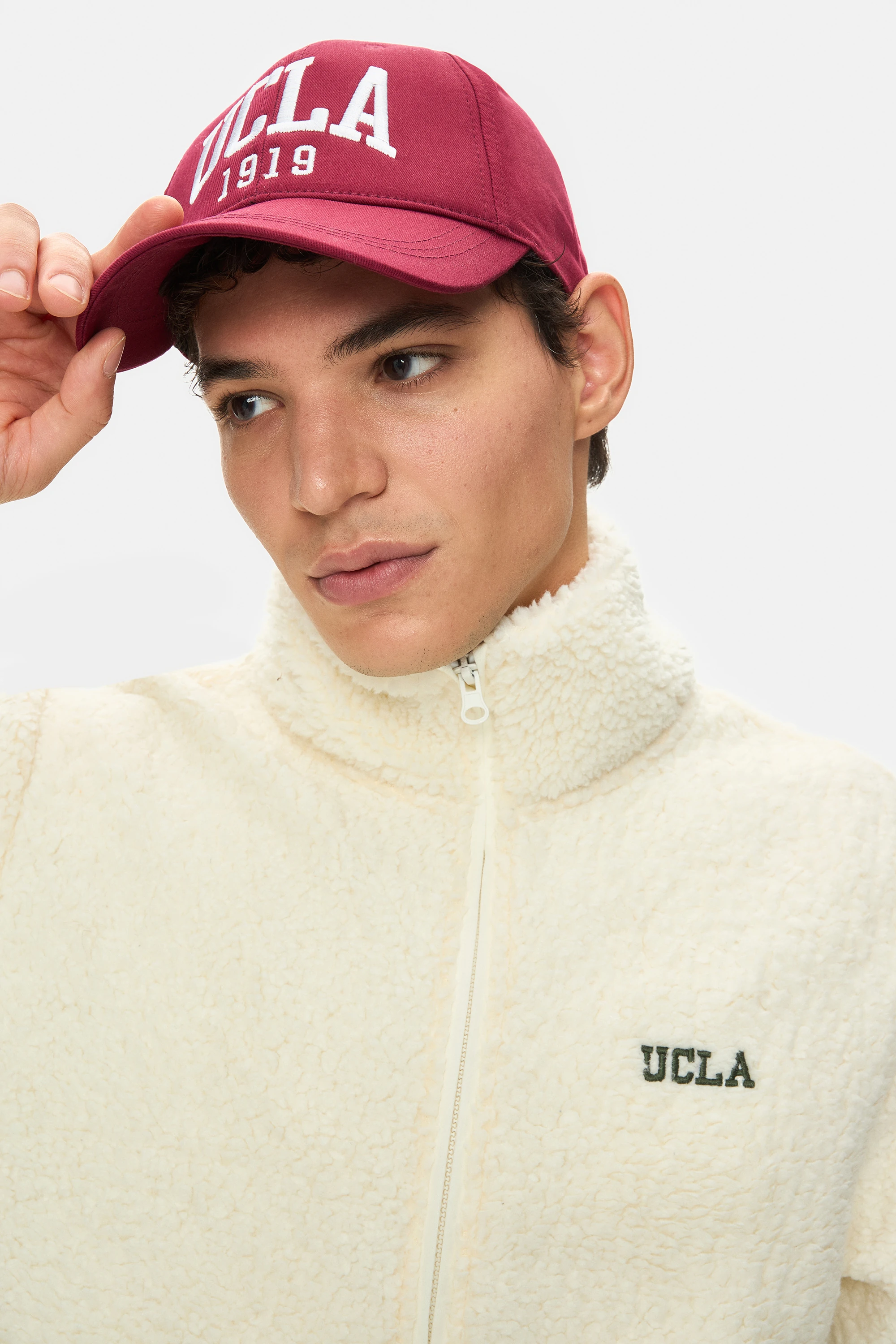 BALLARD Bordo Baseball Cap Nakışlı - Unisex Şapka