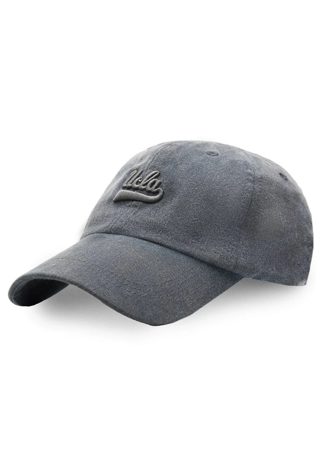 FORTUNO Gri Baseball Cap Nakışlı Unisex Şapka