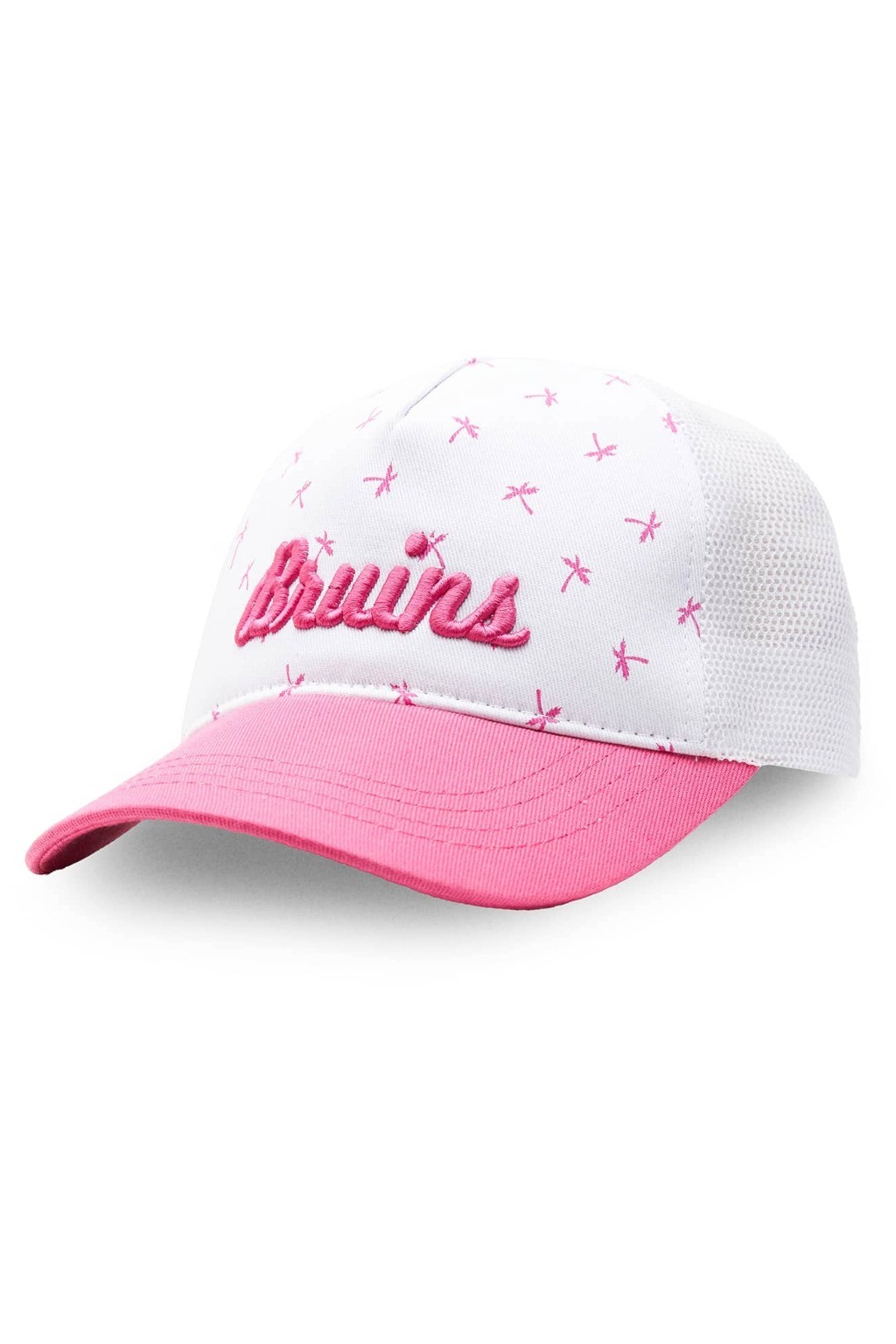 ROXY Şeker Pembe Baseball Cap Fileli Nakışlı Unisex Şapka