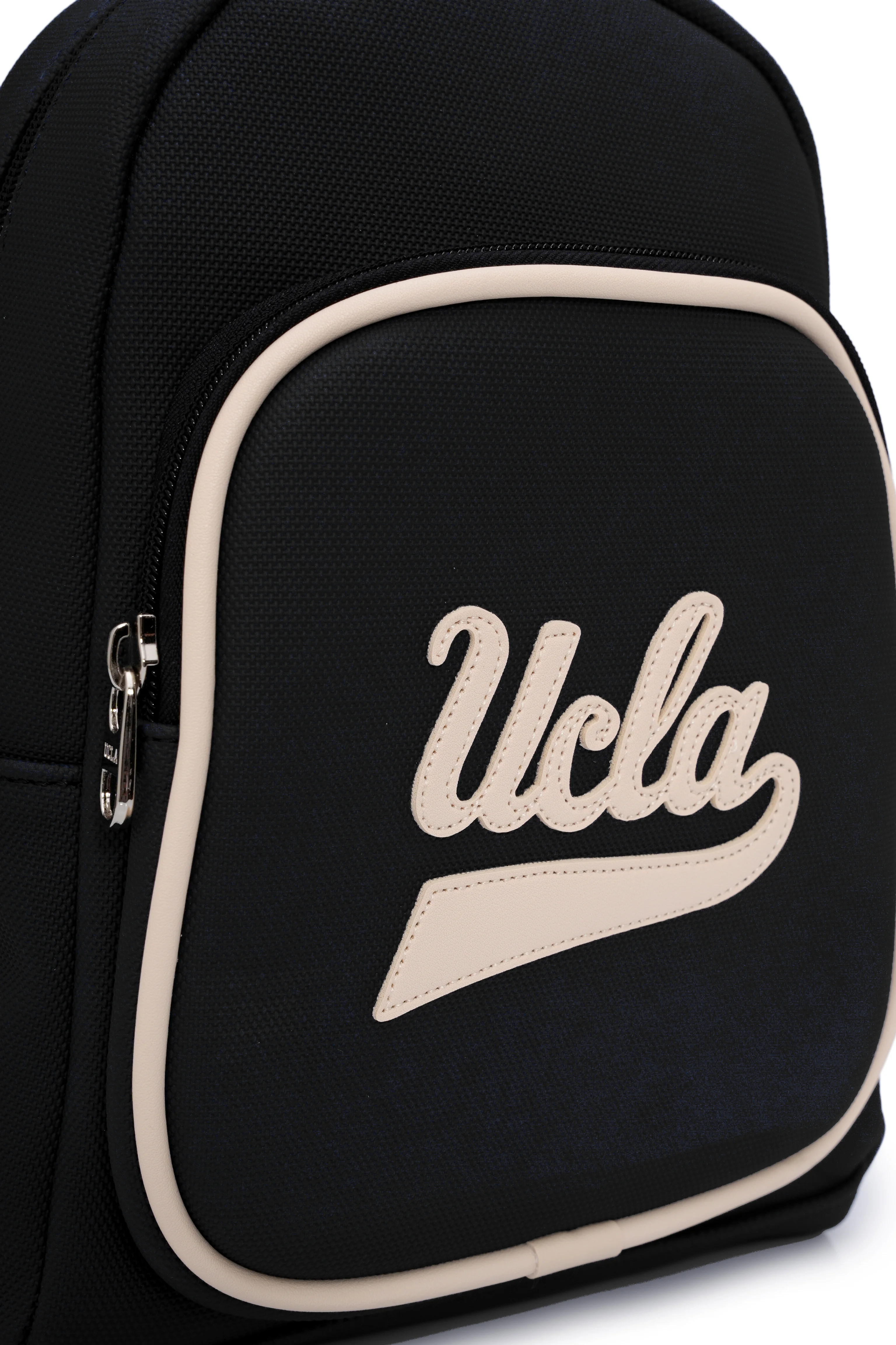 ZOE Siyah Suni Deri Midi Sırt Çantası - Kadın Çanta