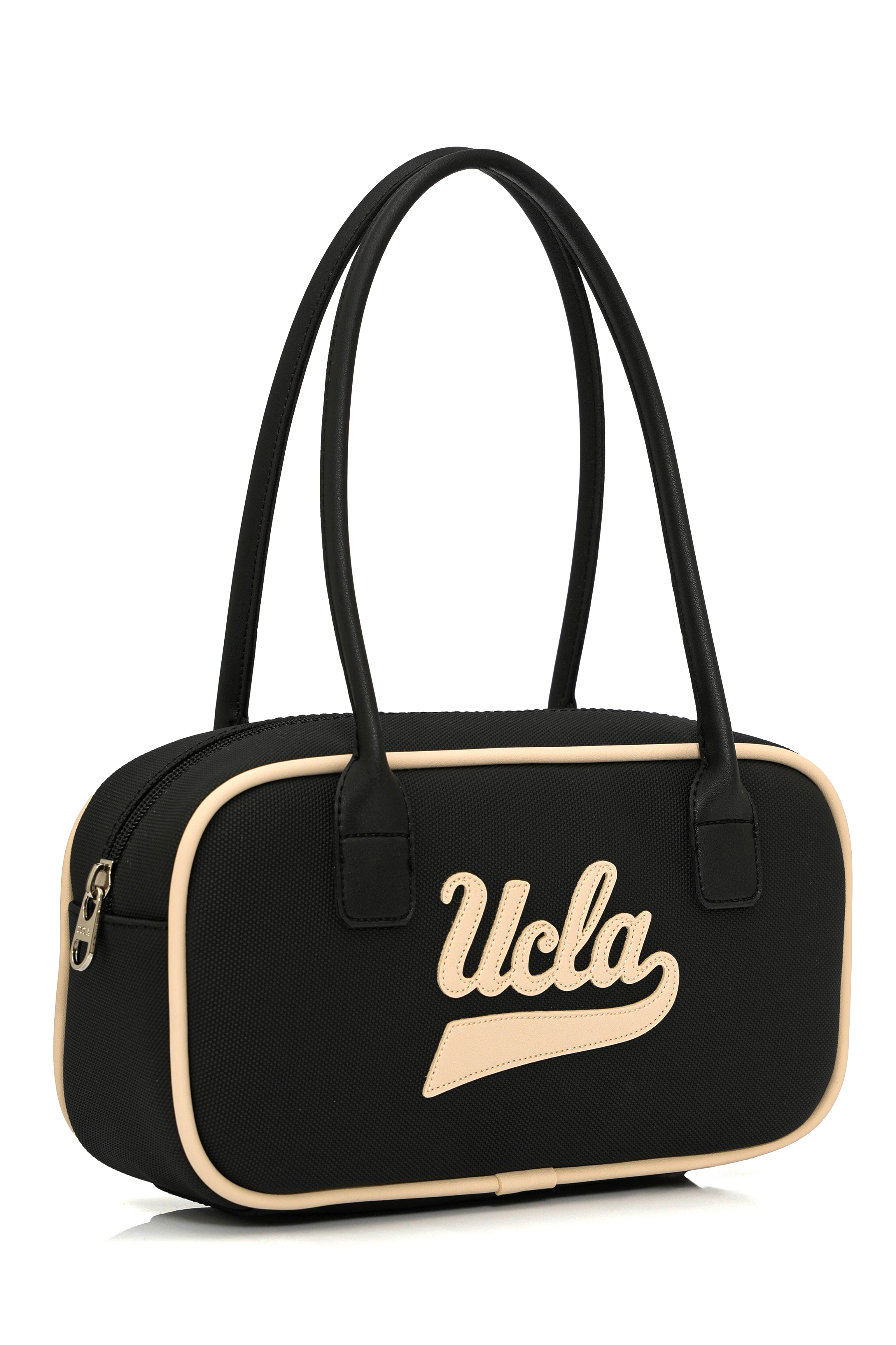 SHARON Siyah Suni Deri Omuz Çantası - Kadın Çanta