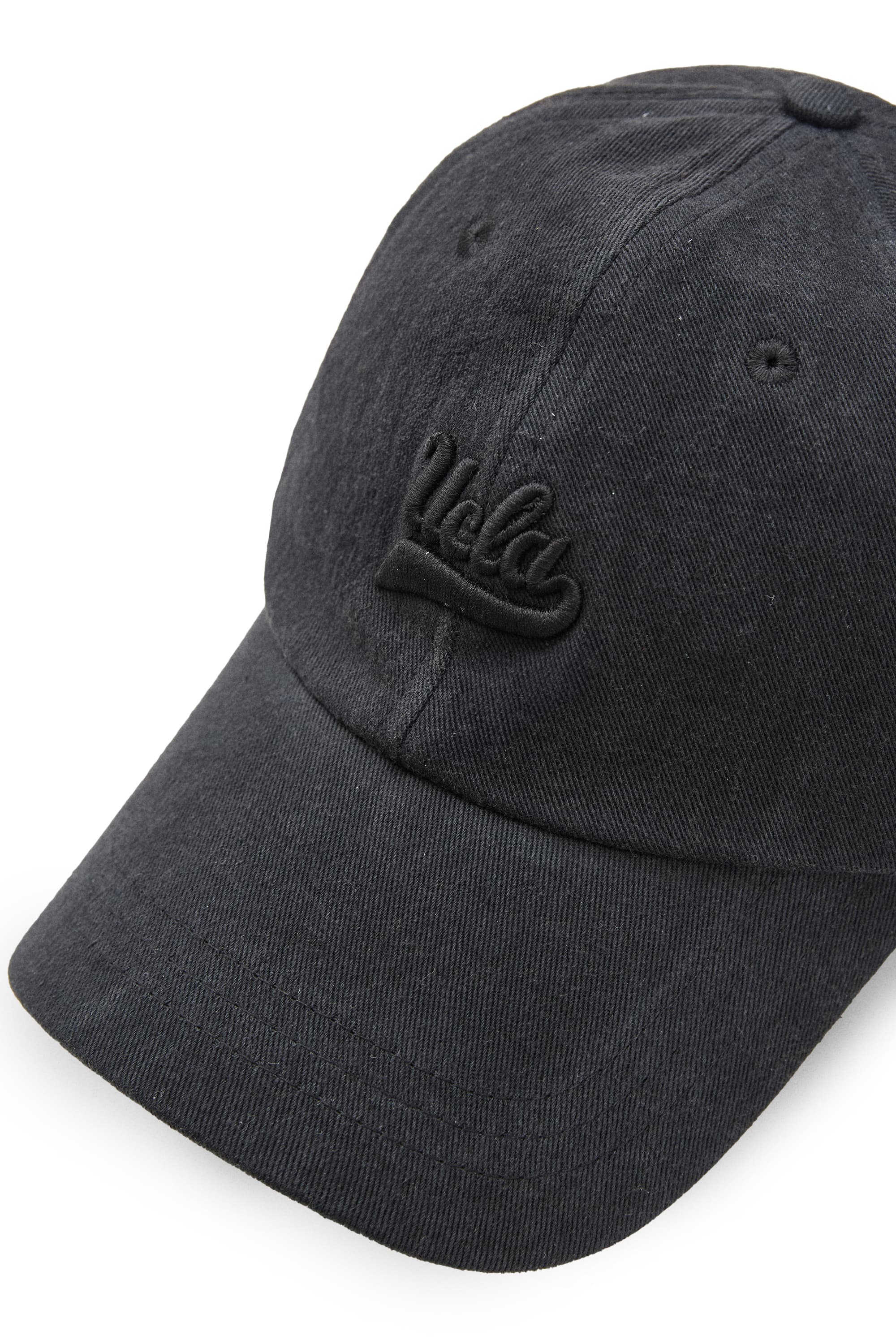 FORTUNO Siyah Baseball Cap Nakışlı - Unisex Şapka