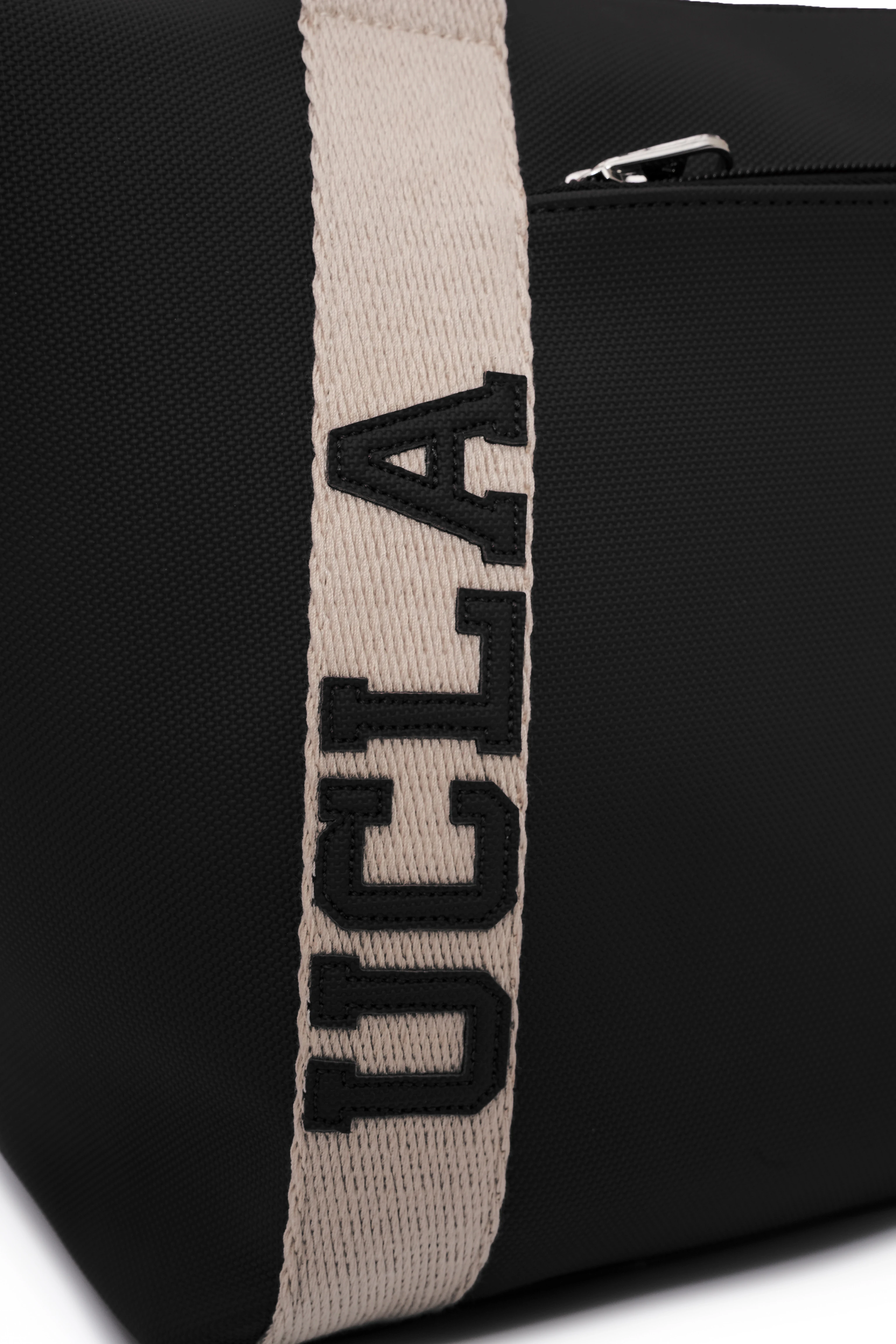 ALTHEA Siyah Suni Deri Tote Çanta - Kadın Çanta