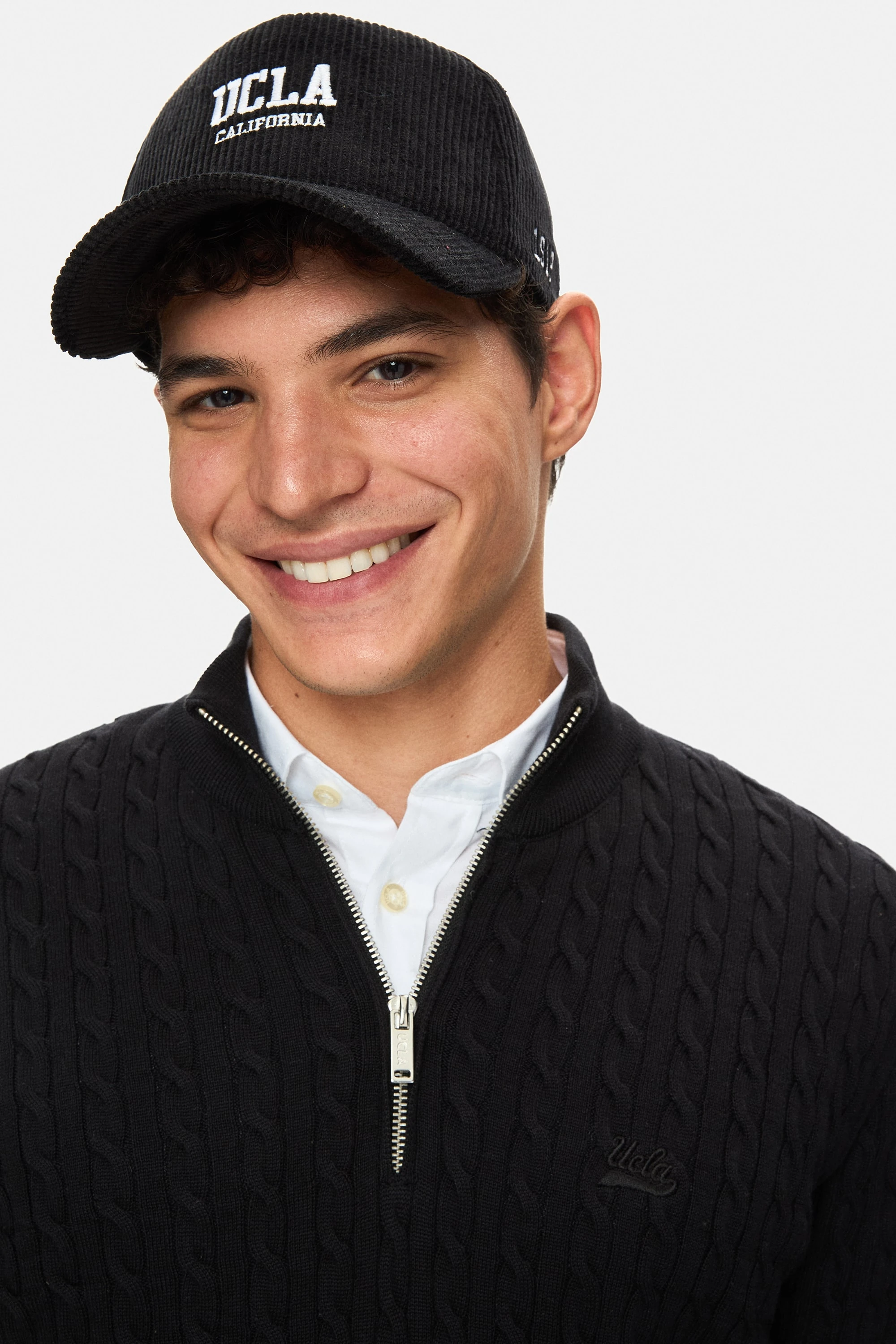 WINDSOR Siyah Kadife Baseball Cap Nakışlı - Unisex Şapka