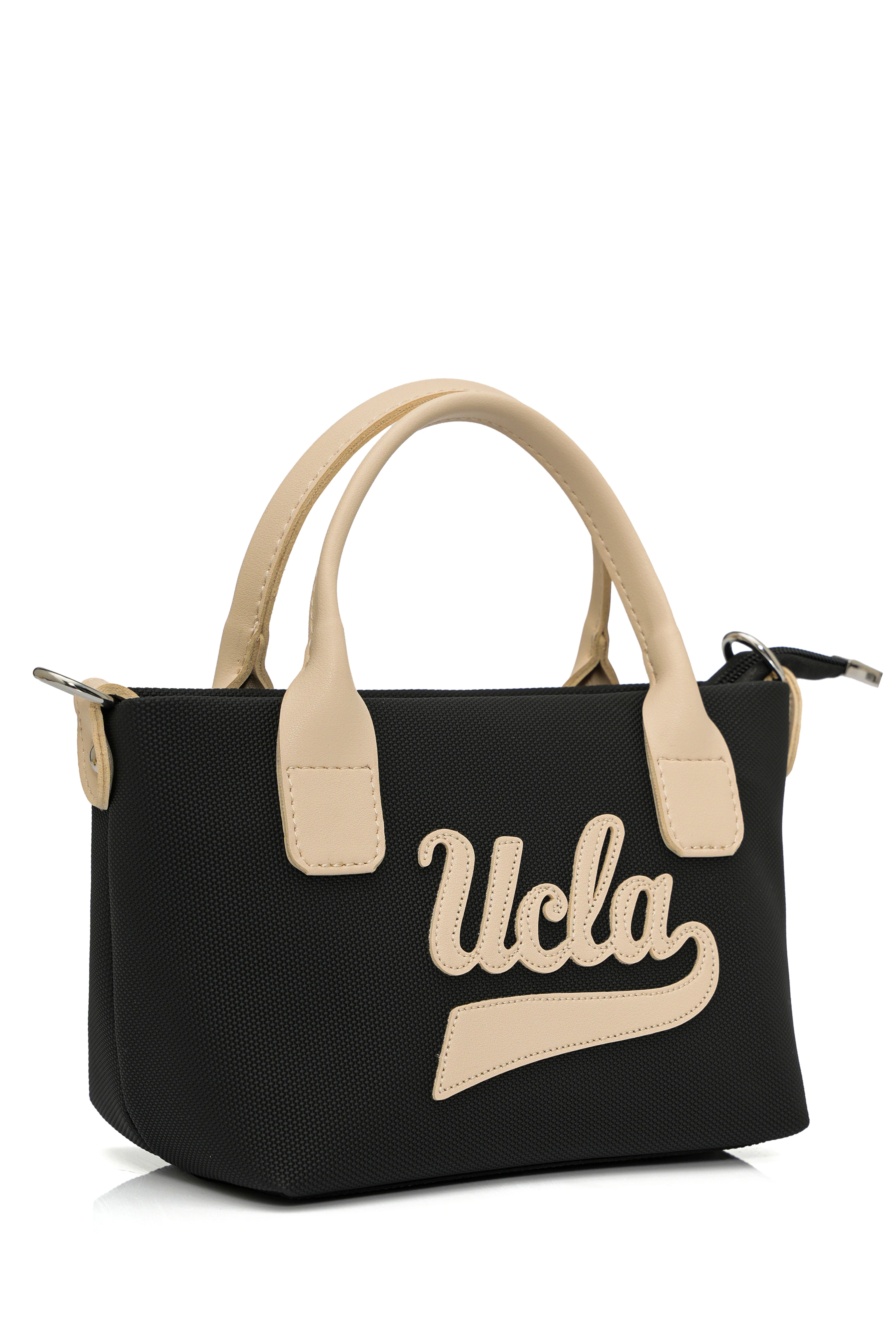 HARLOW Siyah Suni Deri Midi Çapraz Çanta - Kadın Çanta